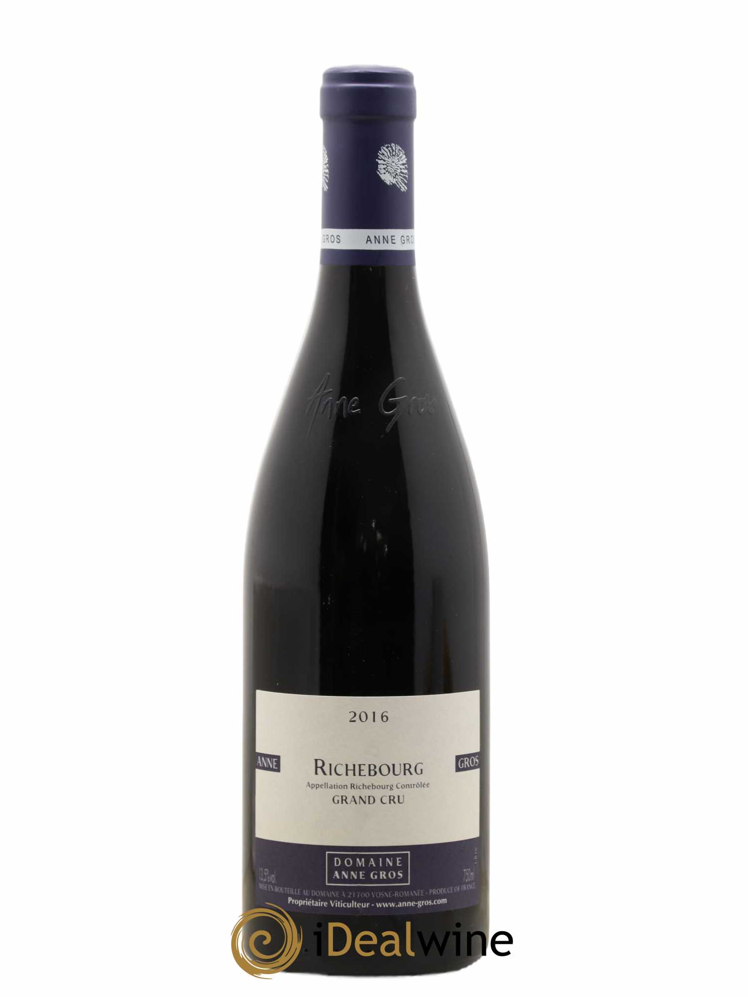 Richebourg Grand Cru Anne Gros 2016 - Lot de 1 bouteille - 0