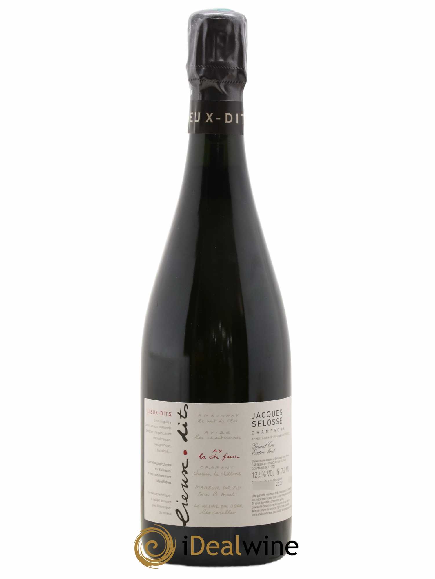 La Côte Faron Blanc de Noirs Grand Cru Extra-Brut Jacques Selosse - Lot de 1 bouteille - 0