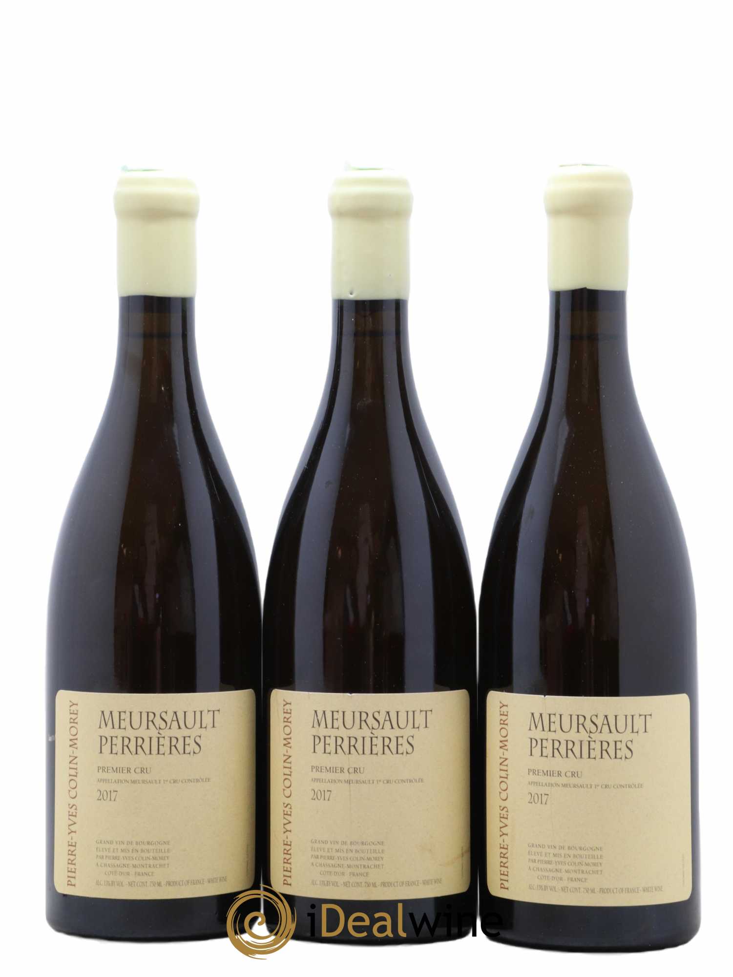 Meursault 1er Cru Les Perrières Pierre-Yves Colin Morey 2017 - Lot de 3 bouteilles - 0