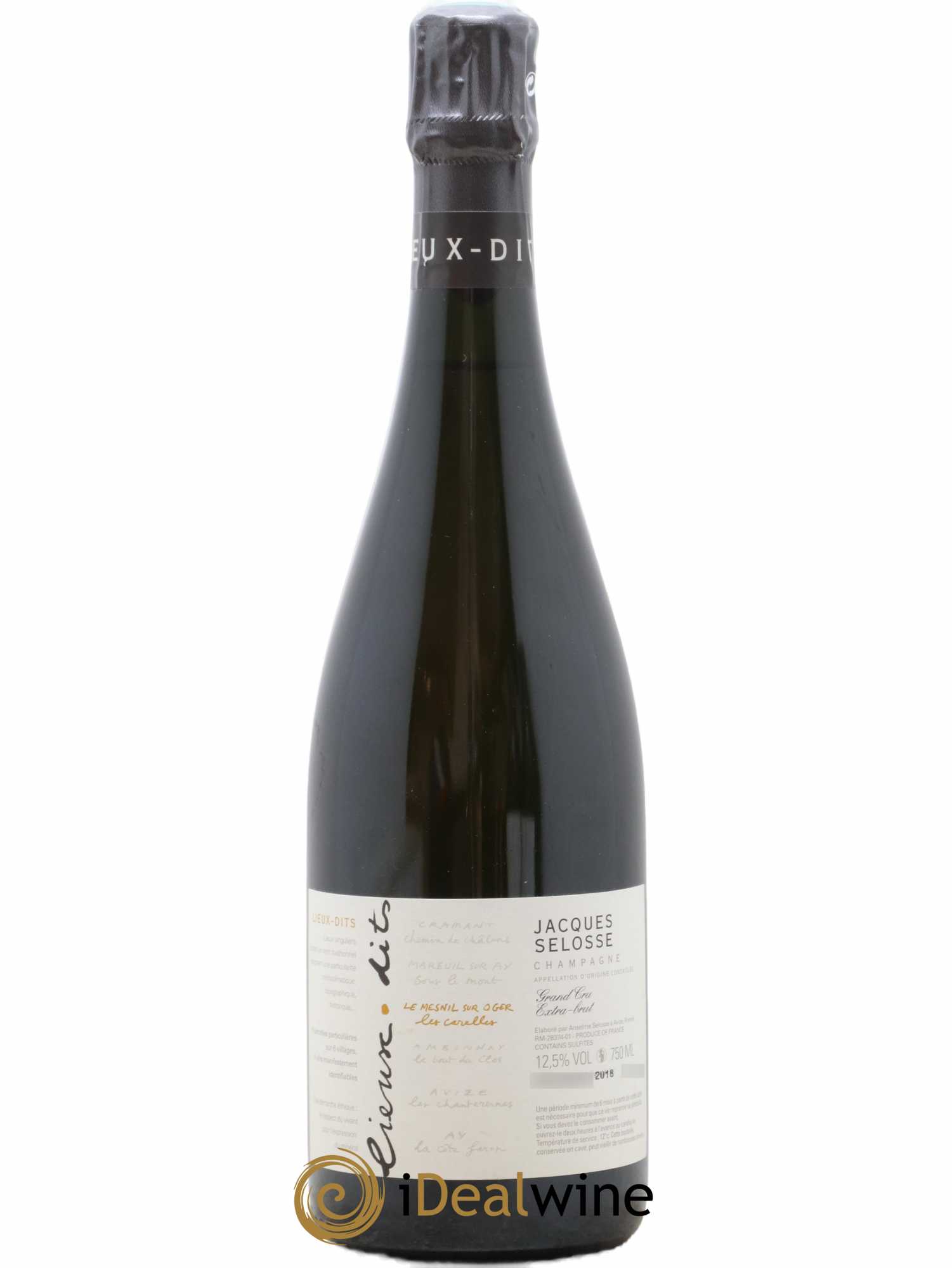 Les Carelles Blanc de Blancs Jacques Selosse - Lot de 1 bouteille - 0