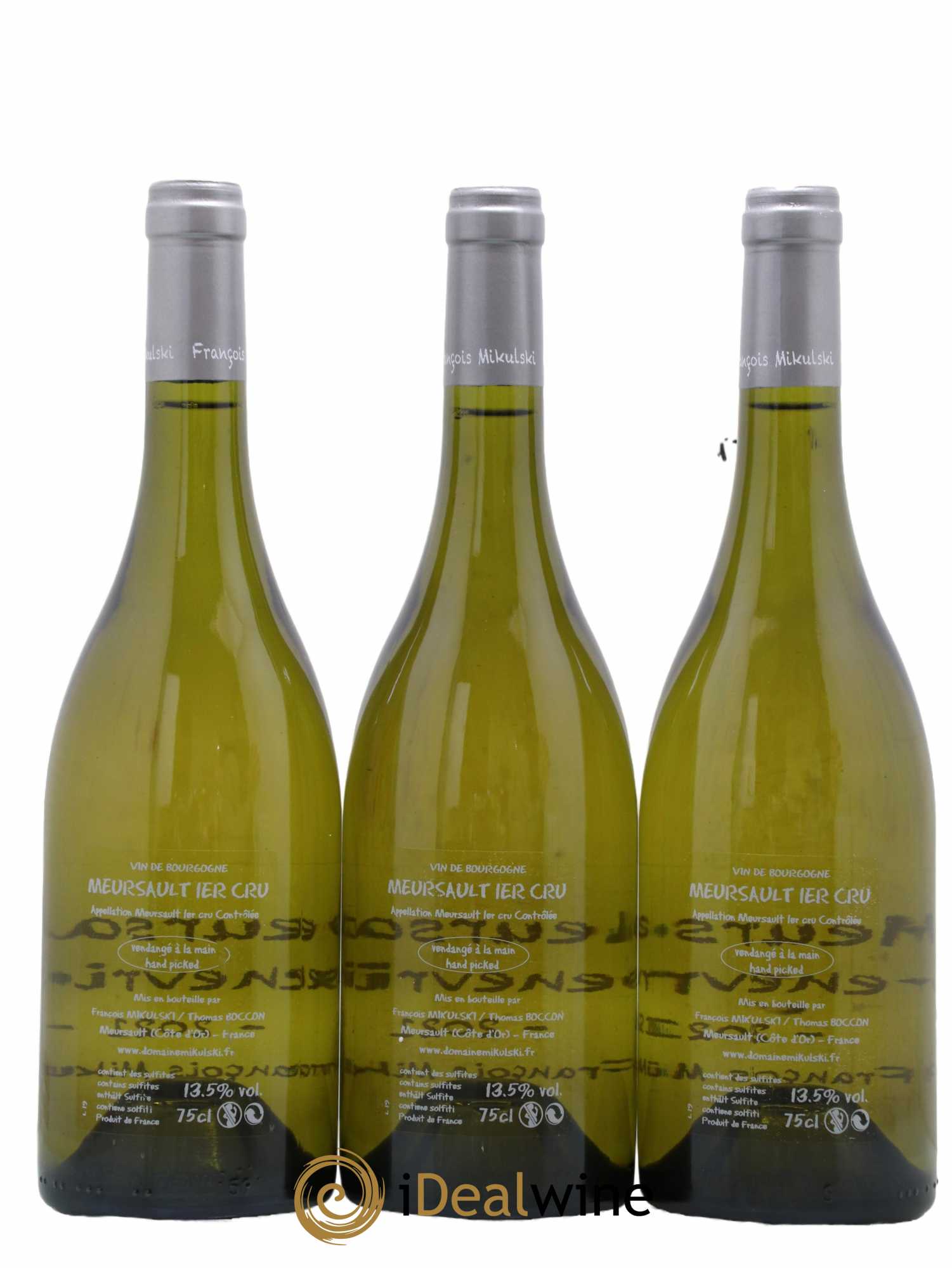 Meursault 1er Cru Les Genevrières François Mikulski 2021 - Lot de 3 bouteilles - 1