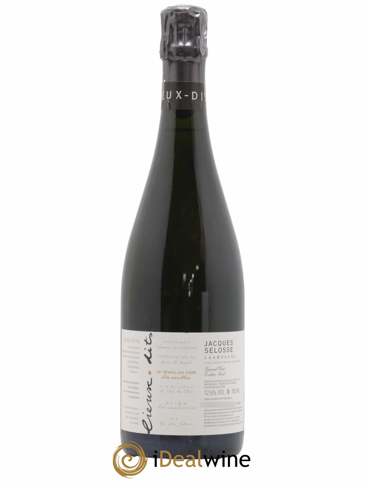 Les Carelles Blanc de Blancs Jacques Selosse - Lot de 1 bouteille - 0
