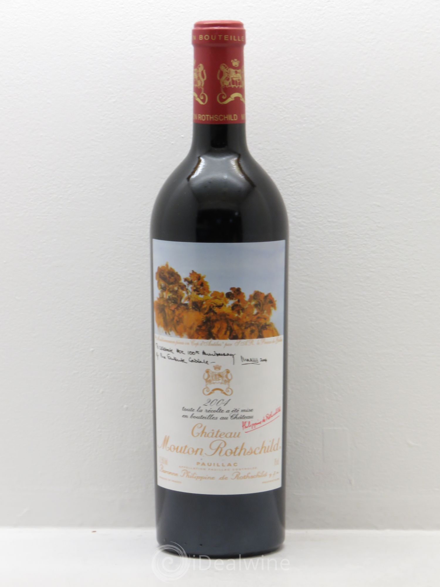 Château Mouton Rothschild 1er Grand Cru Classé 2004 - Lot de 1 bouteille - 0