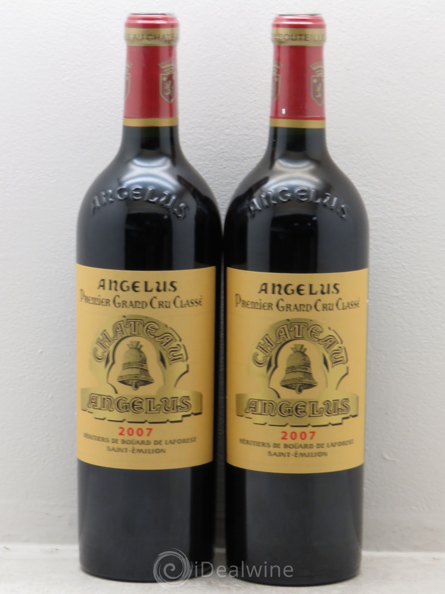 Château Angélus 1er Grand Cru Classé A 2007 - Lot de 2 bouteilles - 0