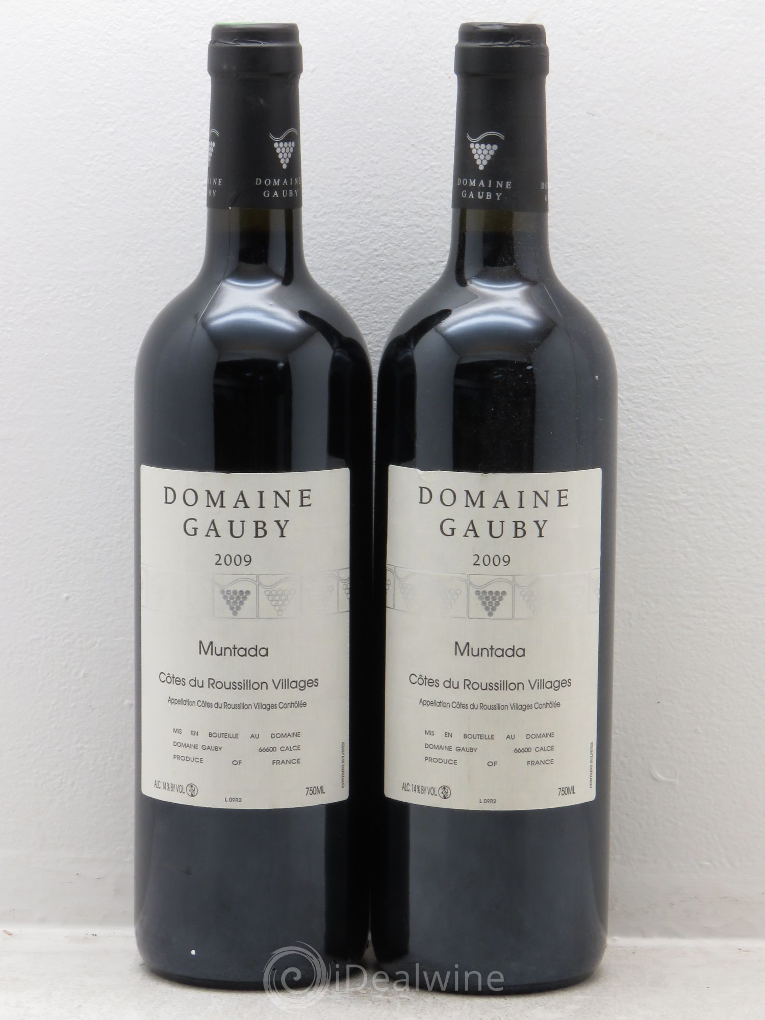 Côtes Catalanes (anciennement Côtes du Roussillon Villages) La Muntada Gauby (Domaine) 2009 - Lot de 2 bouteilles - 0