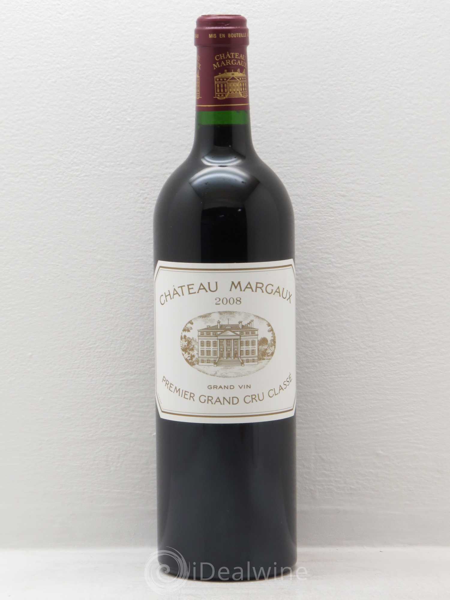 Château Margaux 1er Grand Cru Classé 2008 - Lot de 1 bouteille - 0