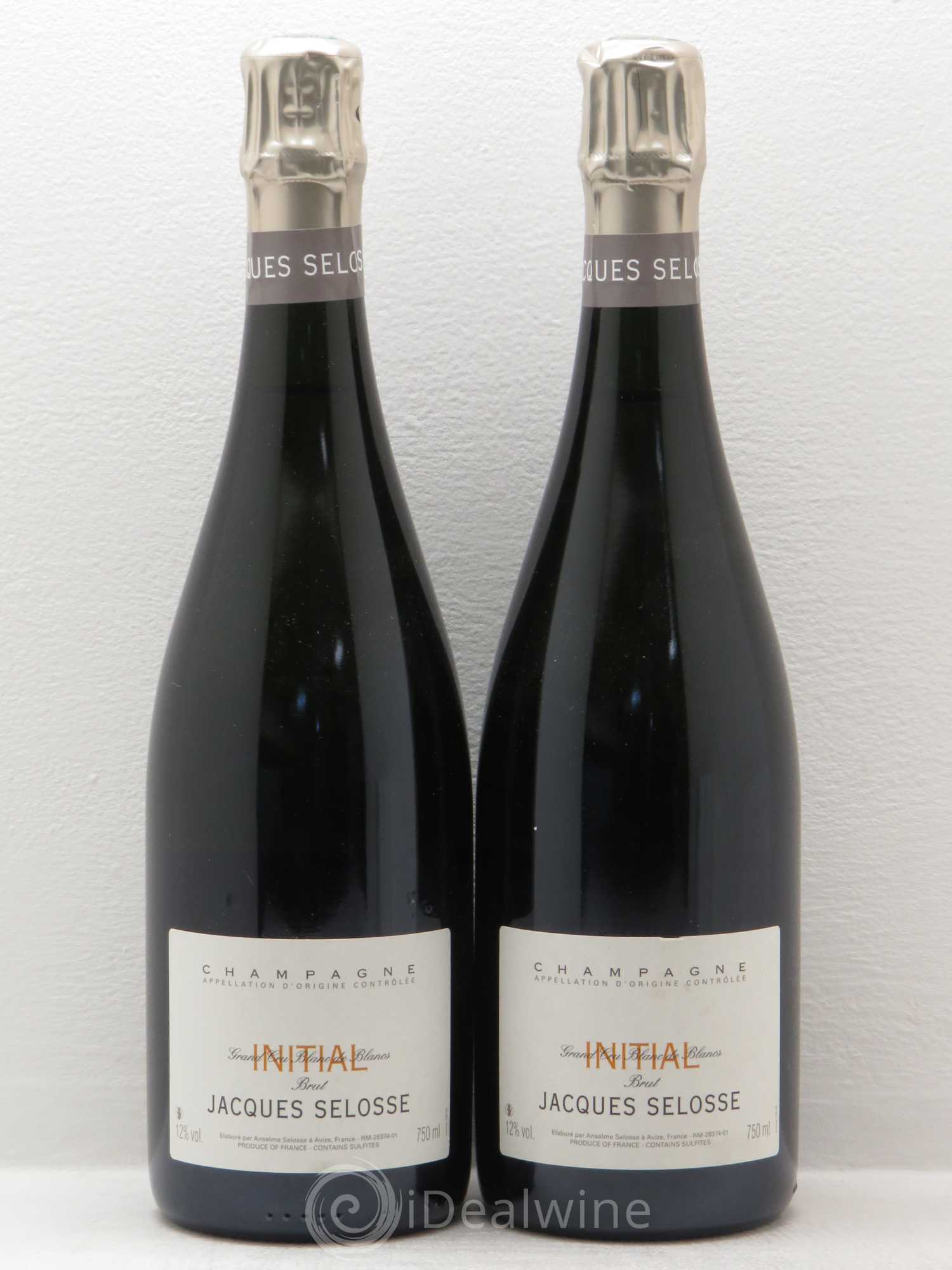 Initial Brut Jacques Selosse - Lot de 2 bouteilles - 0
