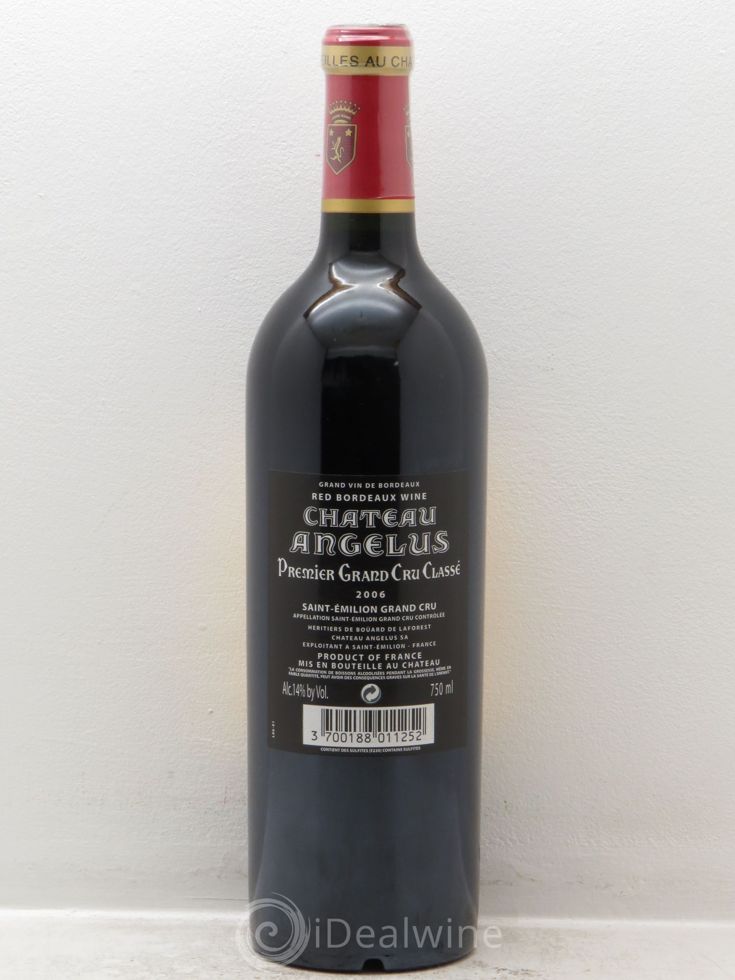 Château Angélus 1er Grand Cru Classé A 2006 - Lot de 1 bouteille - 1