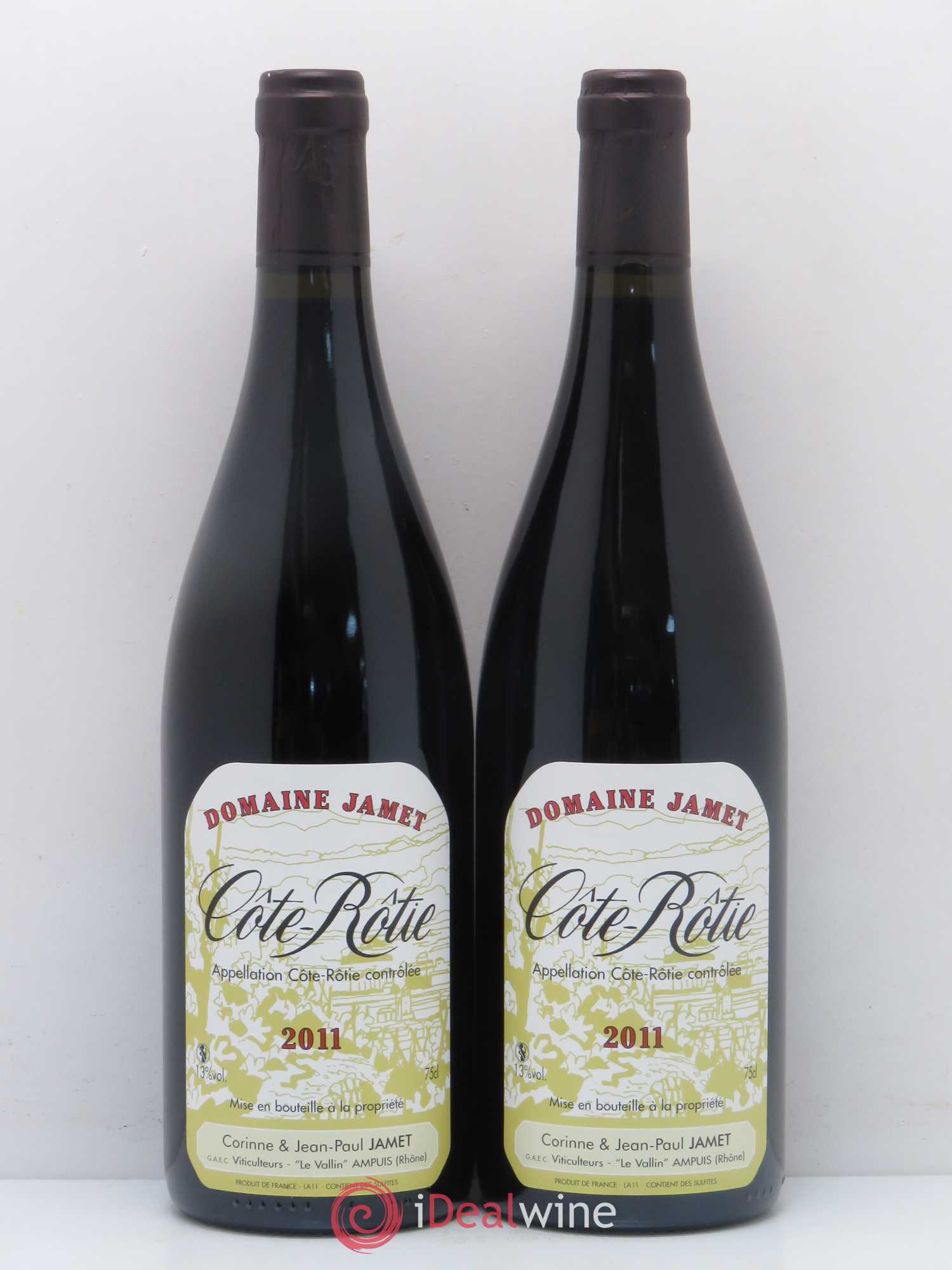 Côte-Rôtie Jamet (Domaine) 2011 - Lot de 2 bouteilles - 0