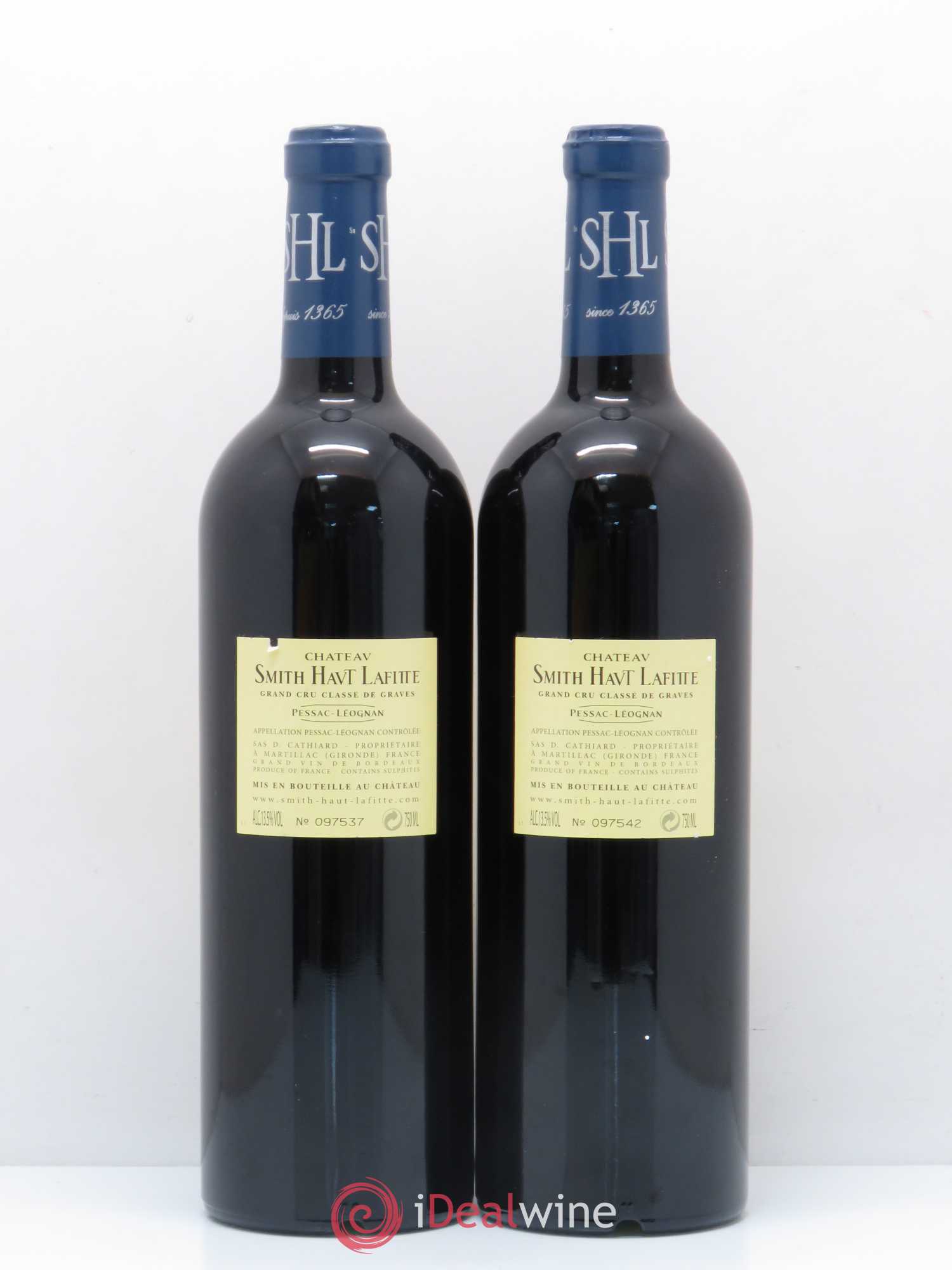 Château Smith Haut Lafitte Cru Classé de Graves 2005 - Lot de 2 bouteilles - 1