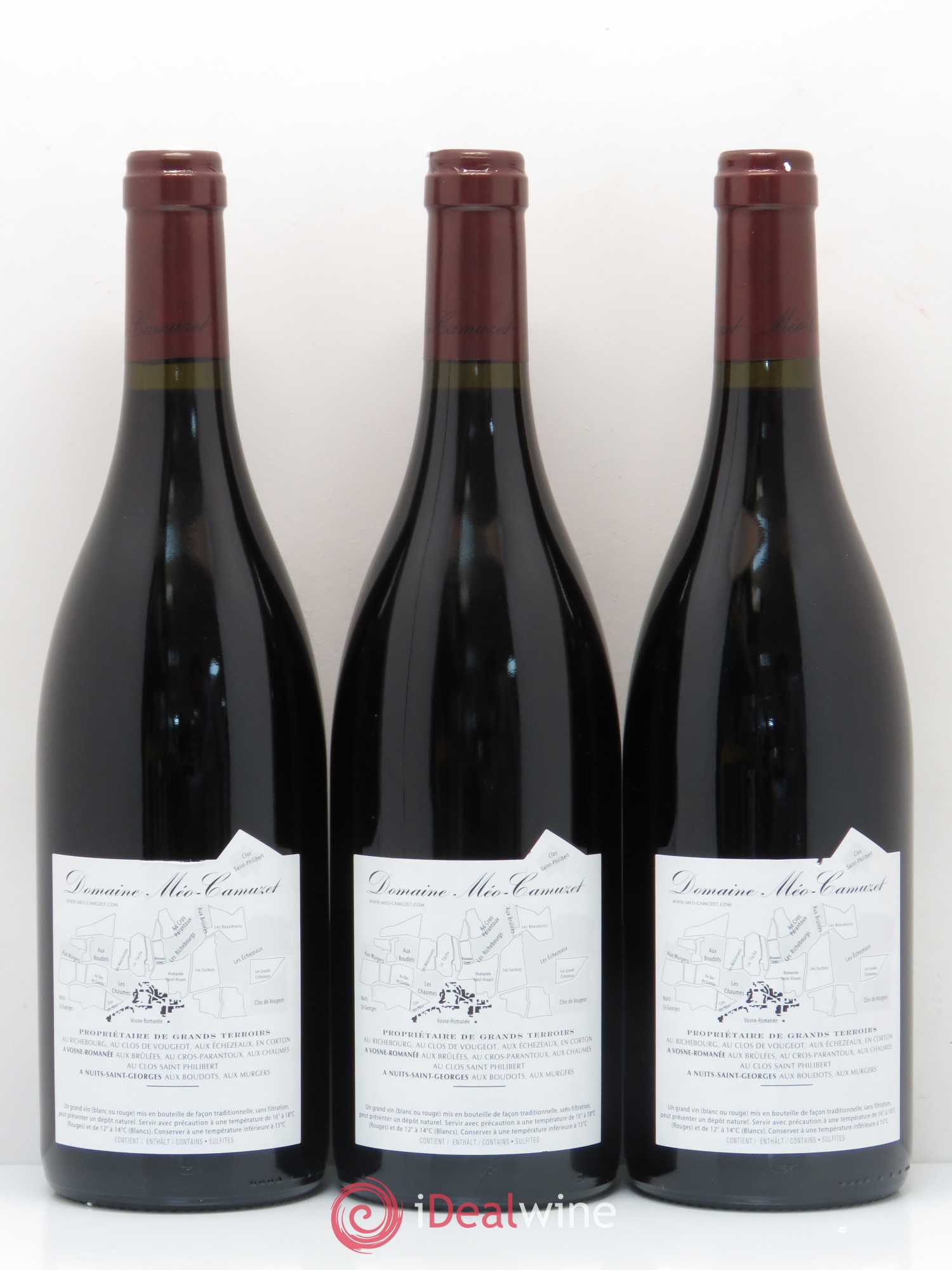 Vosne-Romanée 1er Cru Les Chaumes Méo-Camuzet (Domaine) 2016 - Lot de 3 bouteilles - 1