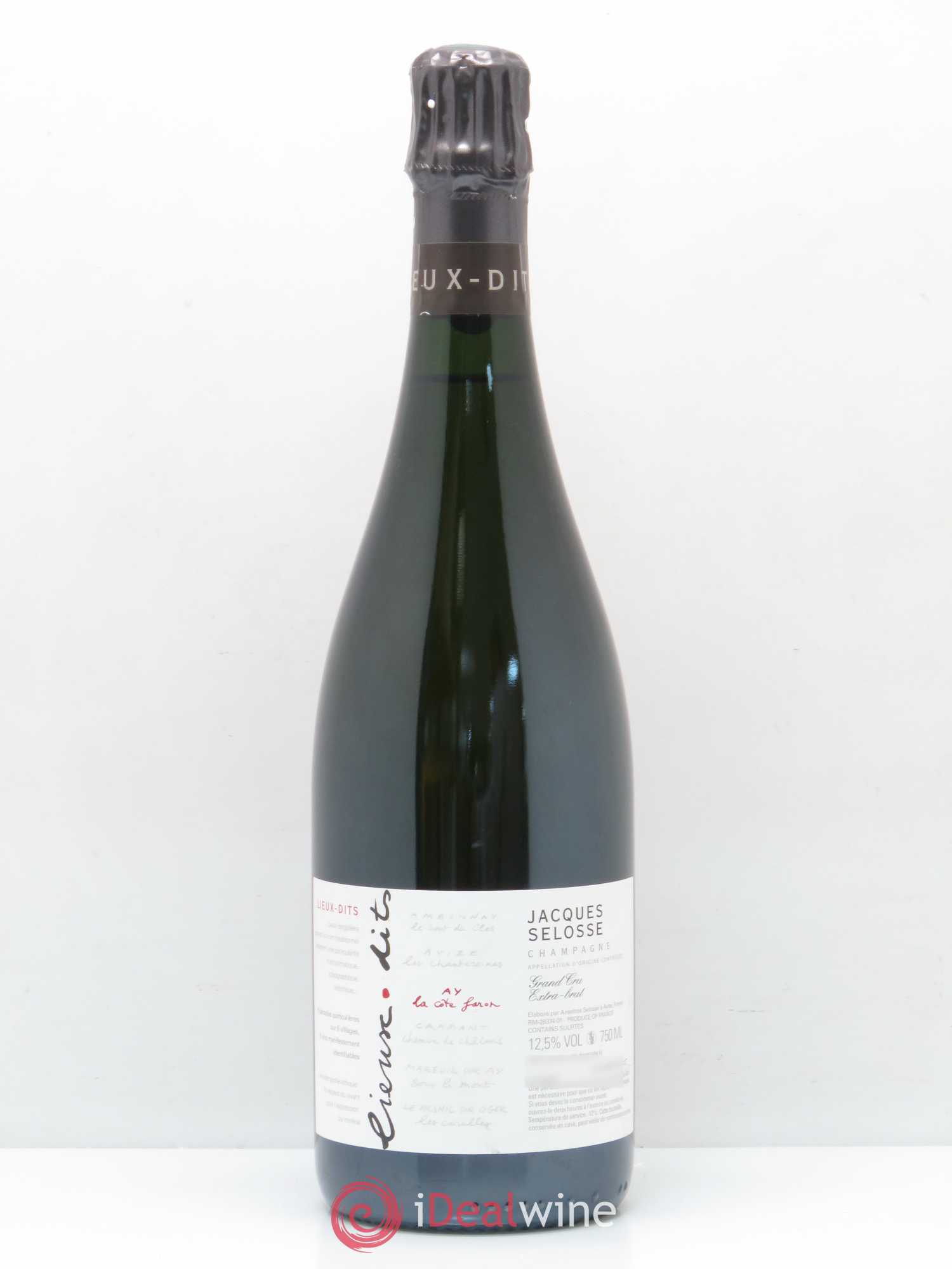 La Côte Faron Blanc de Noirs Grand Cru Extra-Brut Jacques Selosse - Lot de 1 bouteille - 0