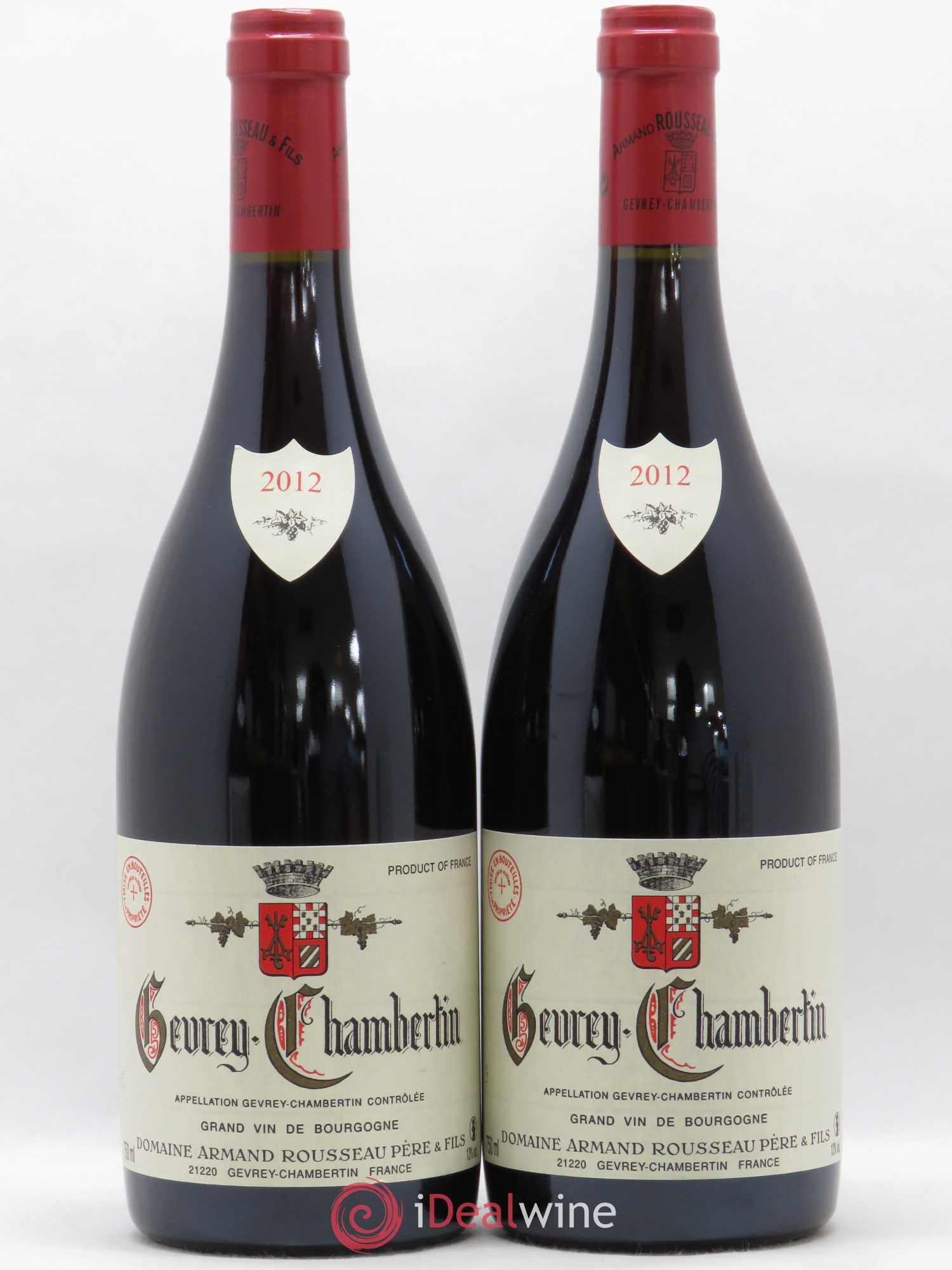 Gevrey-Chambertin Armand Rousseau (Domaine) 2012 - Lot de 2 bouteilles - 0