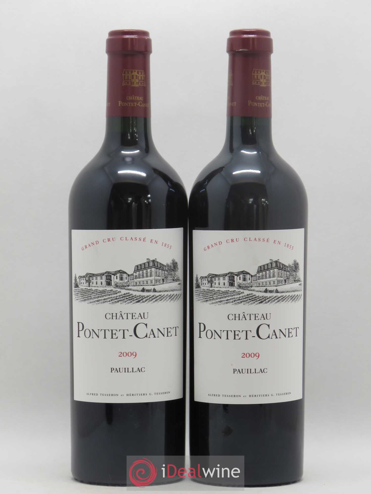Château Pontet Canet 5ème Grand Cru Classé 2009 - Lot de 2 bouteilles - 0
