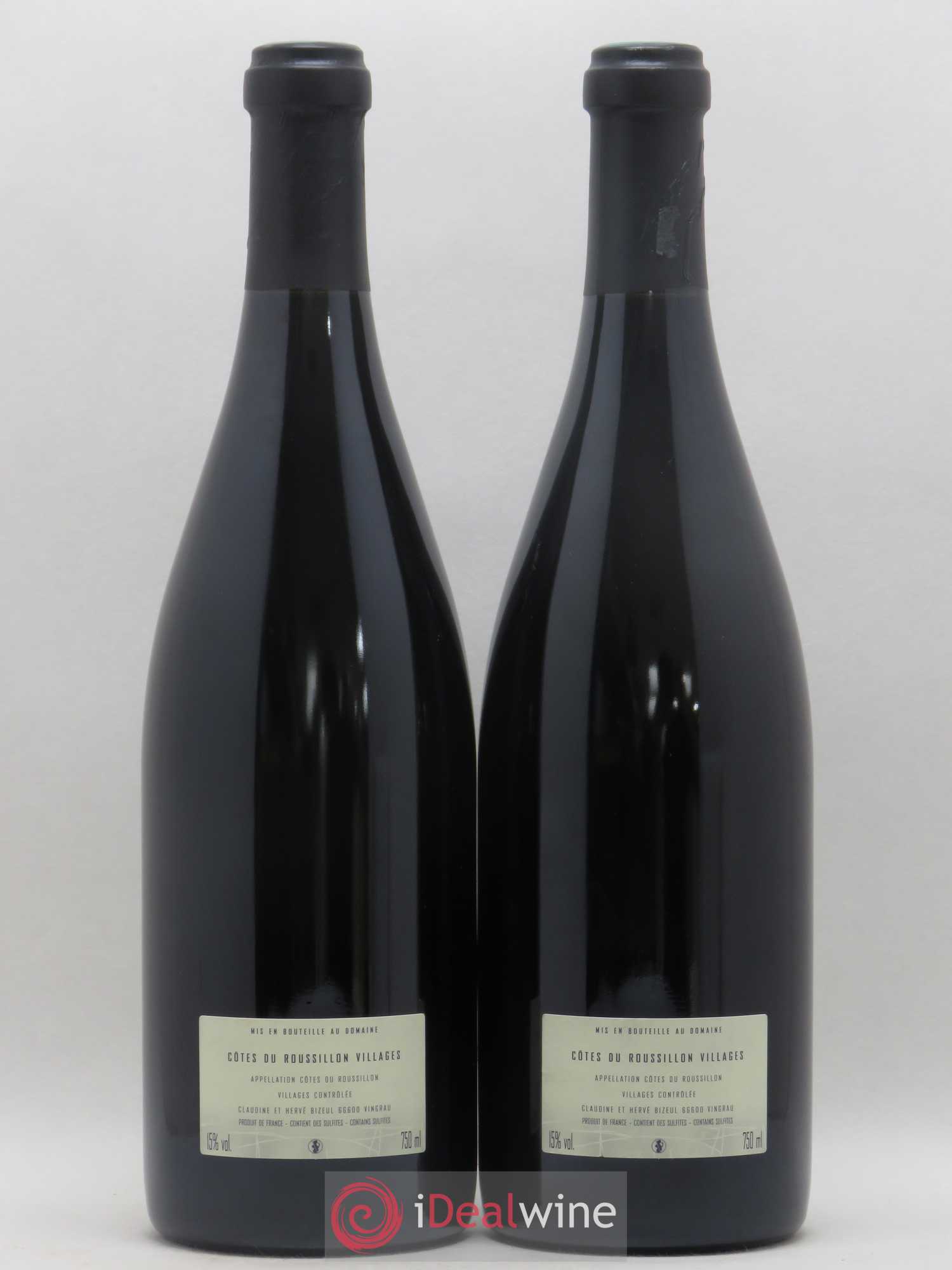 Côtes du Roussillon Villages Clos des Fées La Petite Sibérie Hervé Bizeul 2010 - Lot de 2 bouteilles - 1