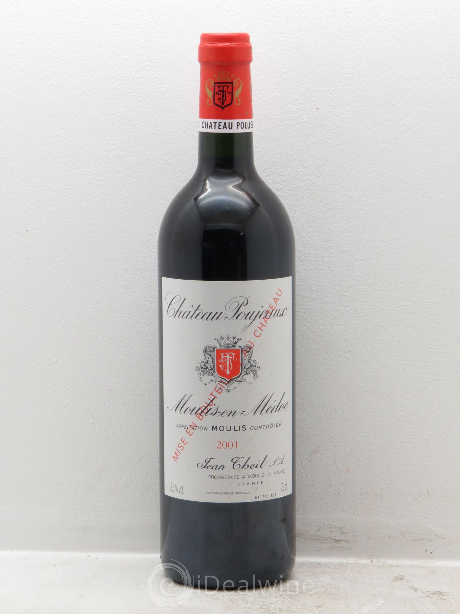 Château Poujeaux 2001 - Lot de 6 bouteilles - 0