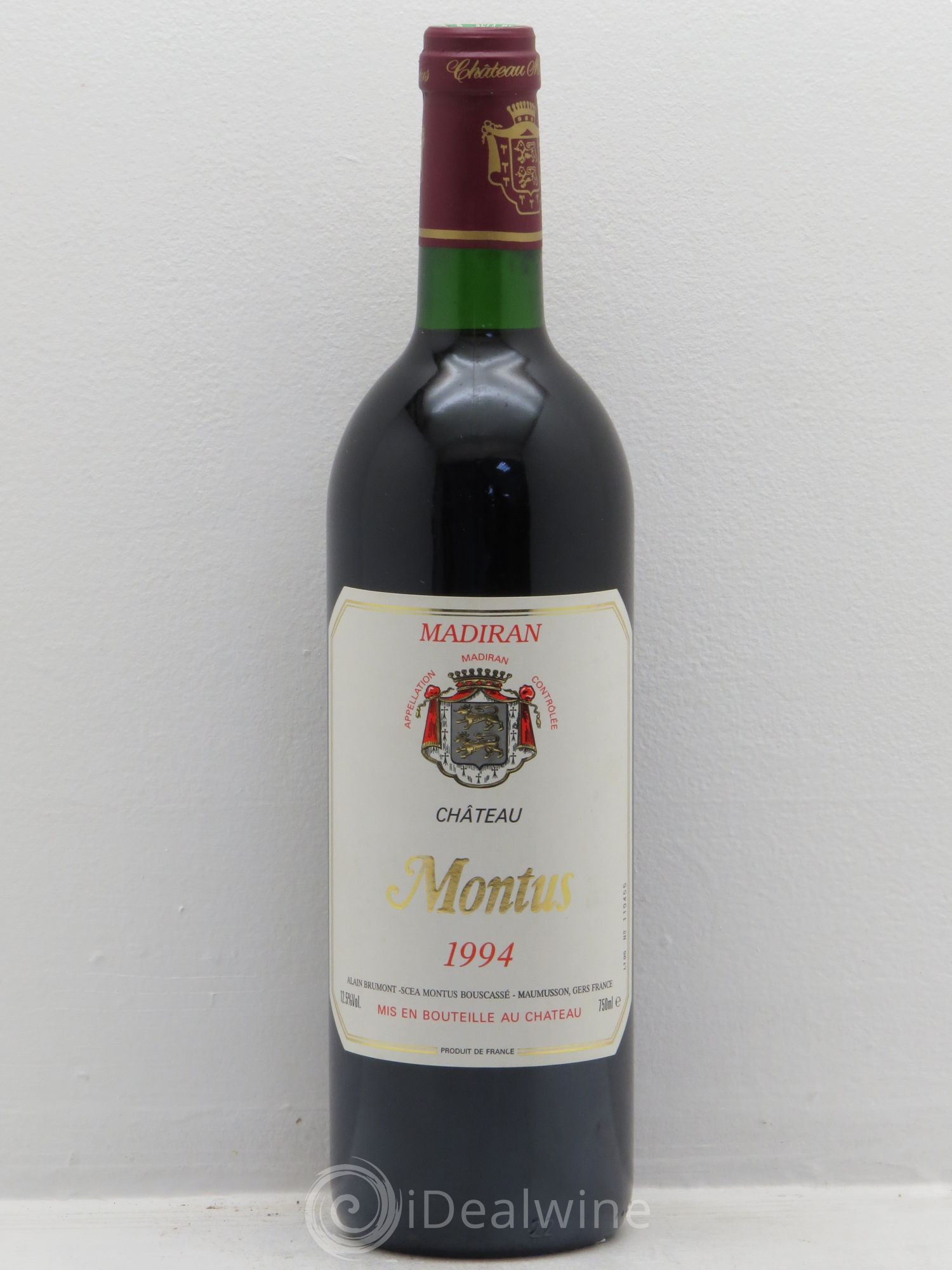 Madiran Château Montus Alain Brumont 1994 - Lot de 6 bouteilles - 0