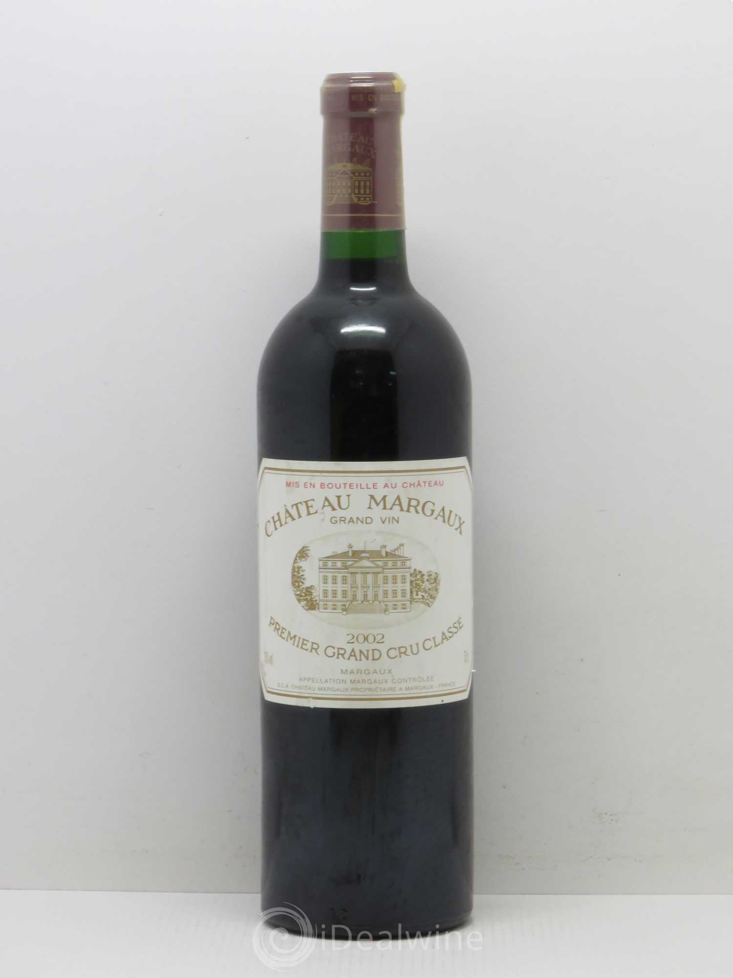 Château Margaux 1er Grand Cru Classé 2002 - Lot de 1 bouteille - 0