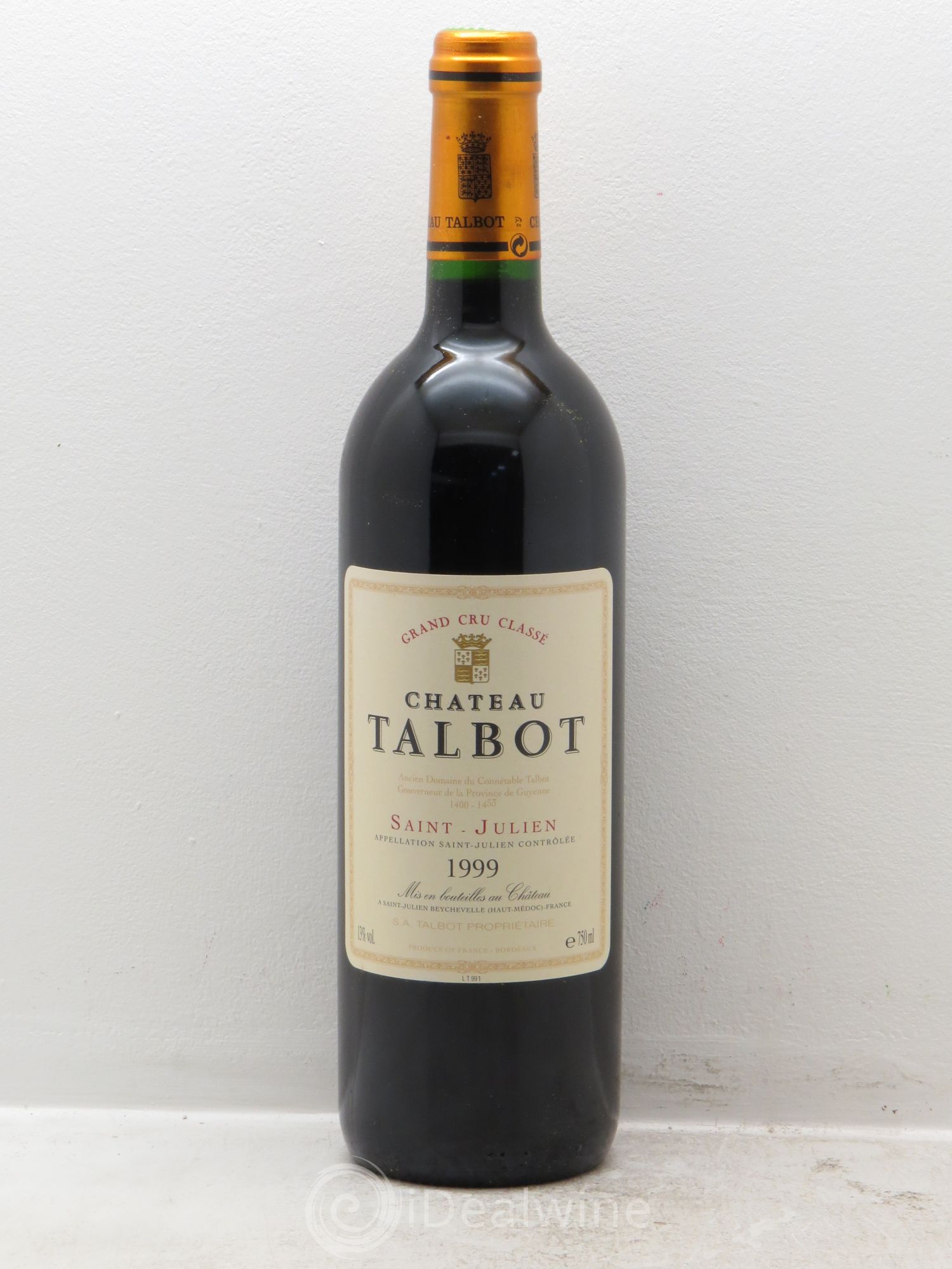 Château Talbot 4ème Grand Cru Classé 1999 - Lot de 6 bouteilles - 0