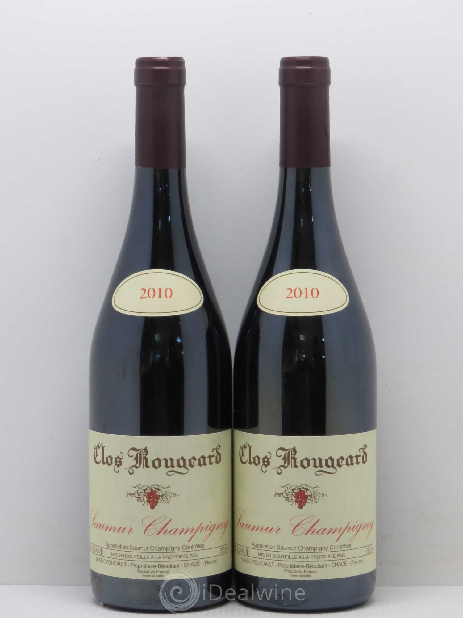 Saumur-Champigny Clos Rougeard 2010 - Lot de 2 bouteilles - 0