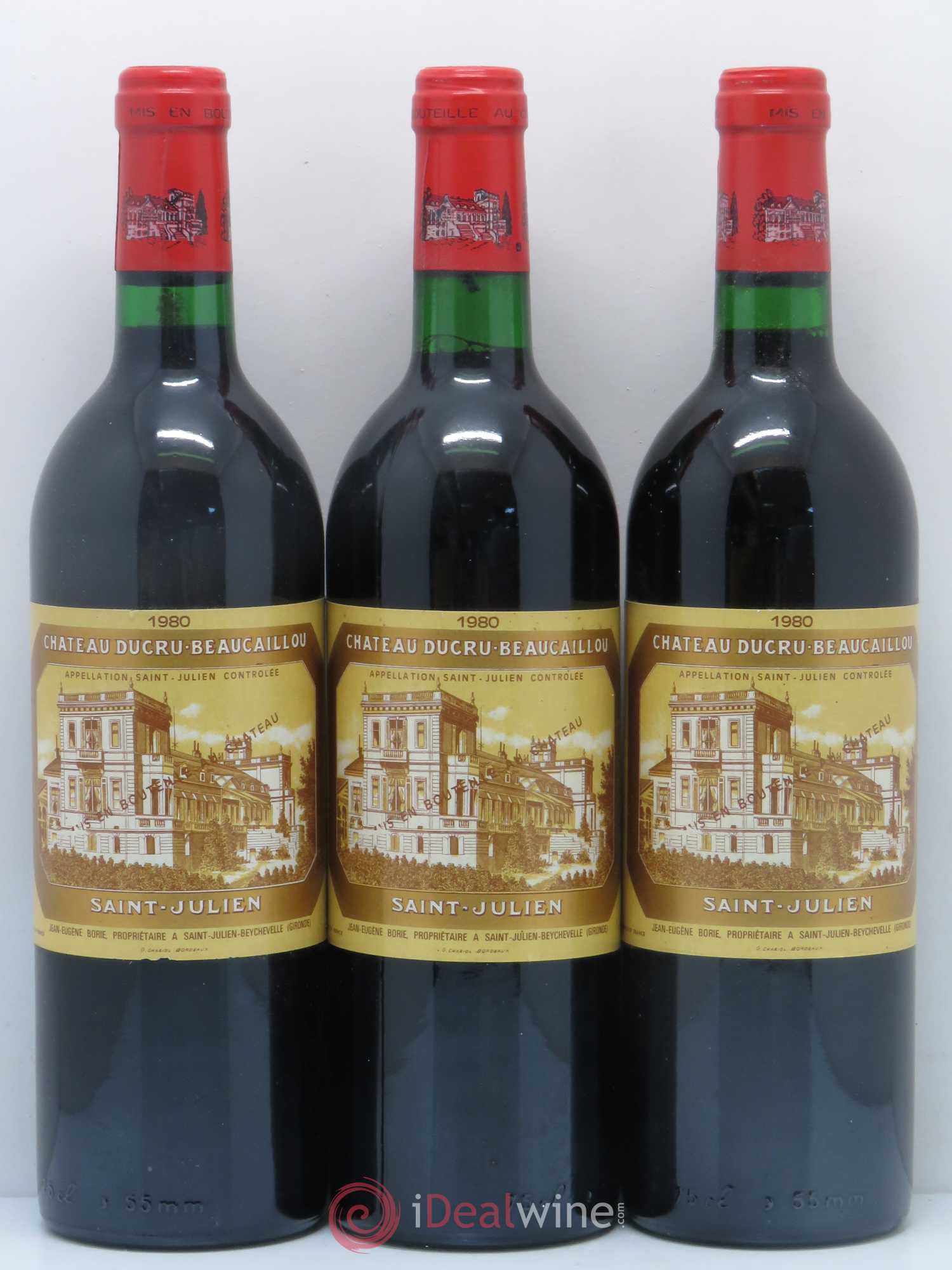 Château Ducru Beaucaillou 2ème Grand Cru Classé 1980 - Lot de 12 bouteilles - 1