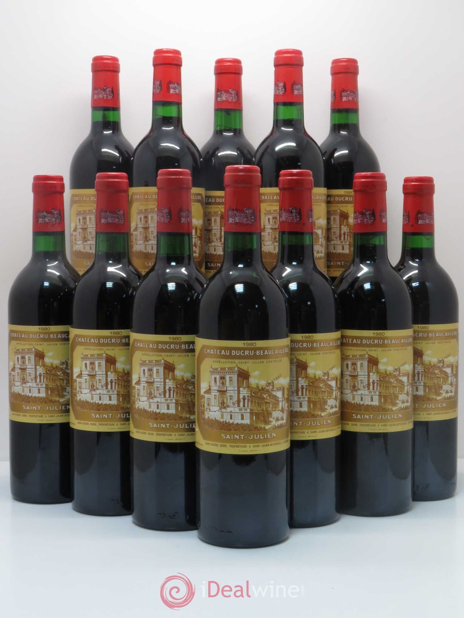 Château Ducru Beaucaillou 2ème Grand Cru Classé 1980 - Lot de 12 bouteilles - 0