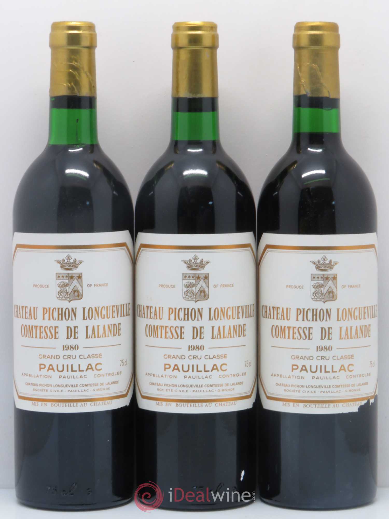 Château Pichon Longueville Comtesse de Lalande 2ème Grand Cru Classé 1980 - Lot de 12 bouteilles - 2