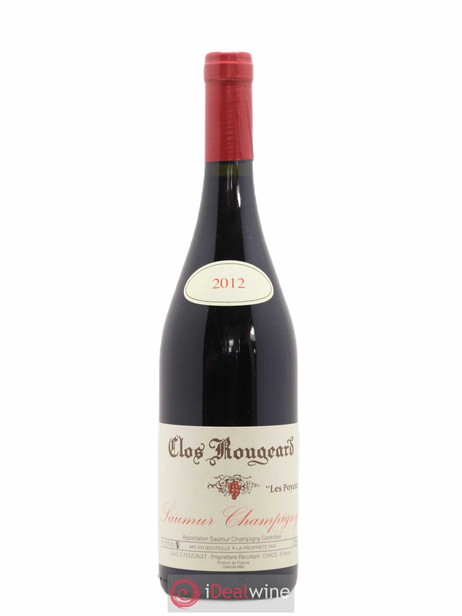Saumur-Champigny Les Poyeux Clos Rougeard 2012 - Lot de 1 bouteille - 0