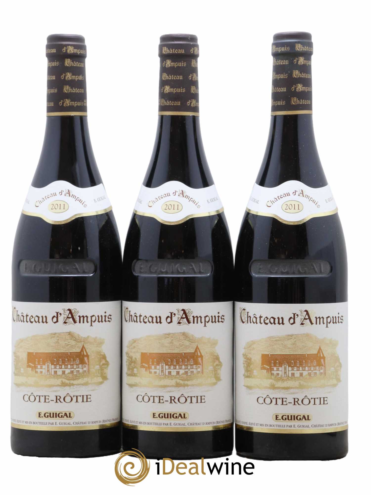 Côte-Rôtie Château d'Ampuis Guigal 2011 - Lot de 3 bouteilles - 0