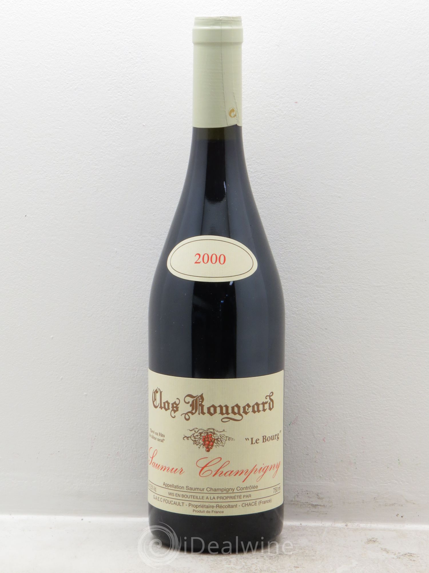 Saumur-Champigny Le Bourg Clos Rougeard 2000 - Lot de 1 bouteille - 0