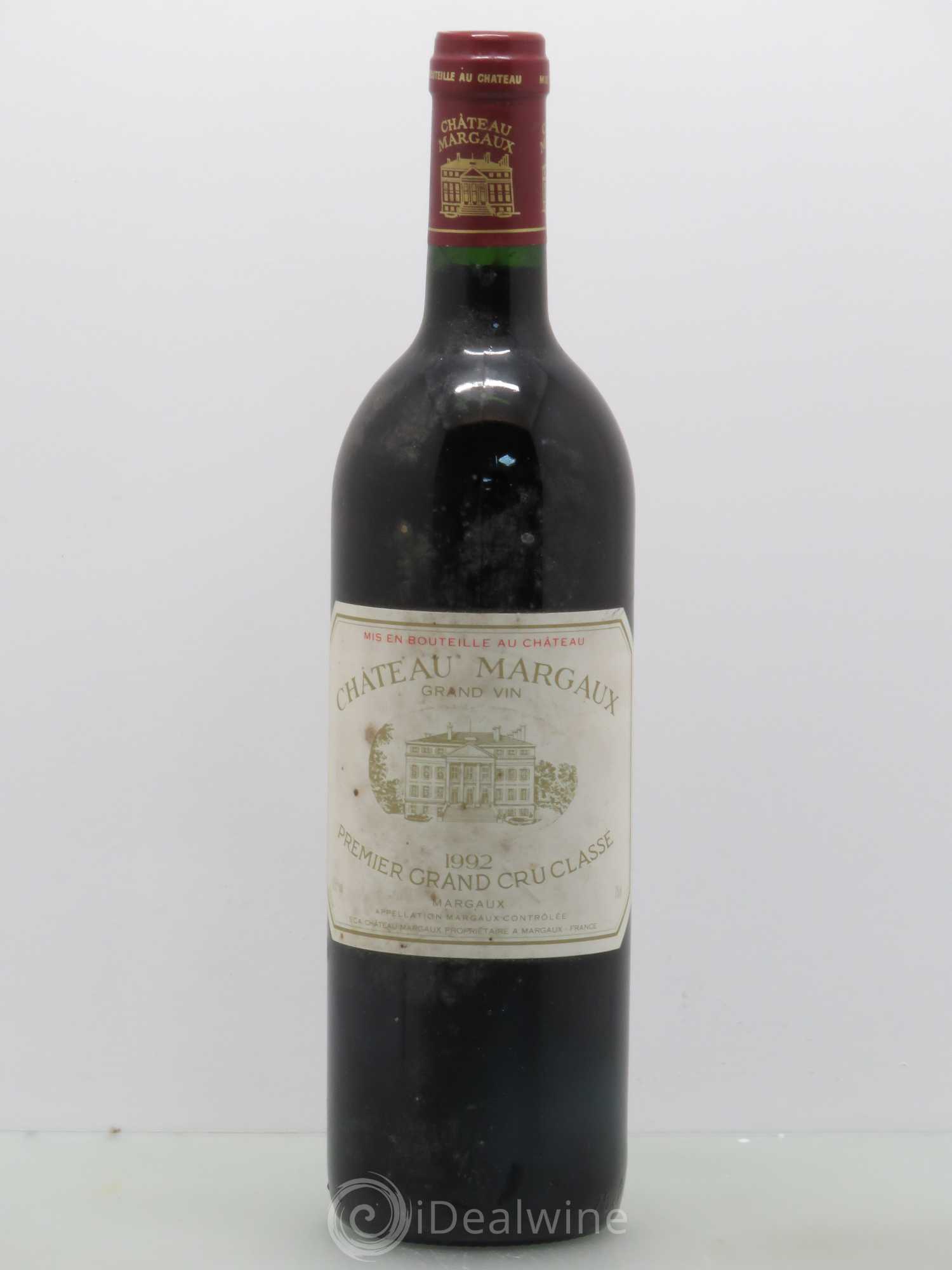 Château Margaux 1er Grand Cru Classé 1992 - Lot de 1 bouteille - 0
