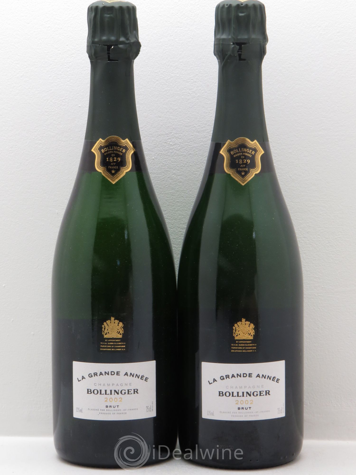 La Grande Année Brut Bollinger 2002 - Lot de 2 bouteilles - 0
