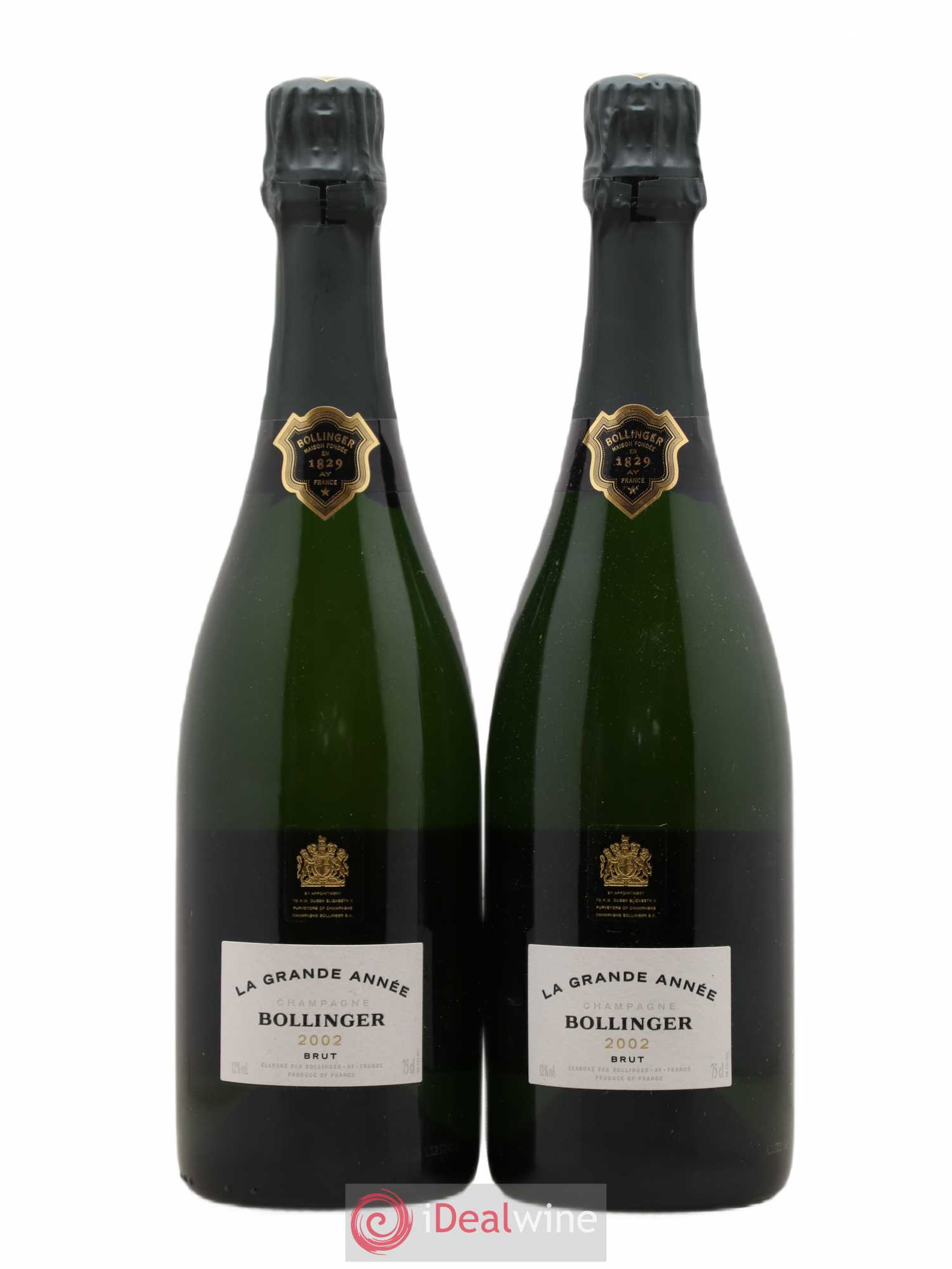 La Grande Année Brut Bollinger 2002 - Lot de 2 bouteilles - 0