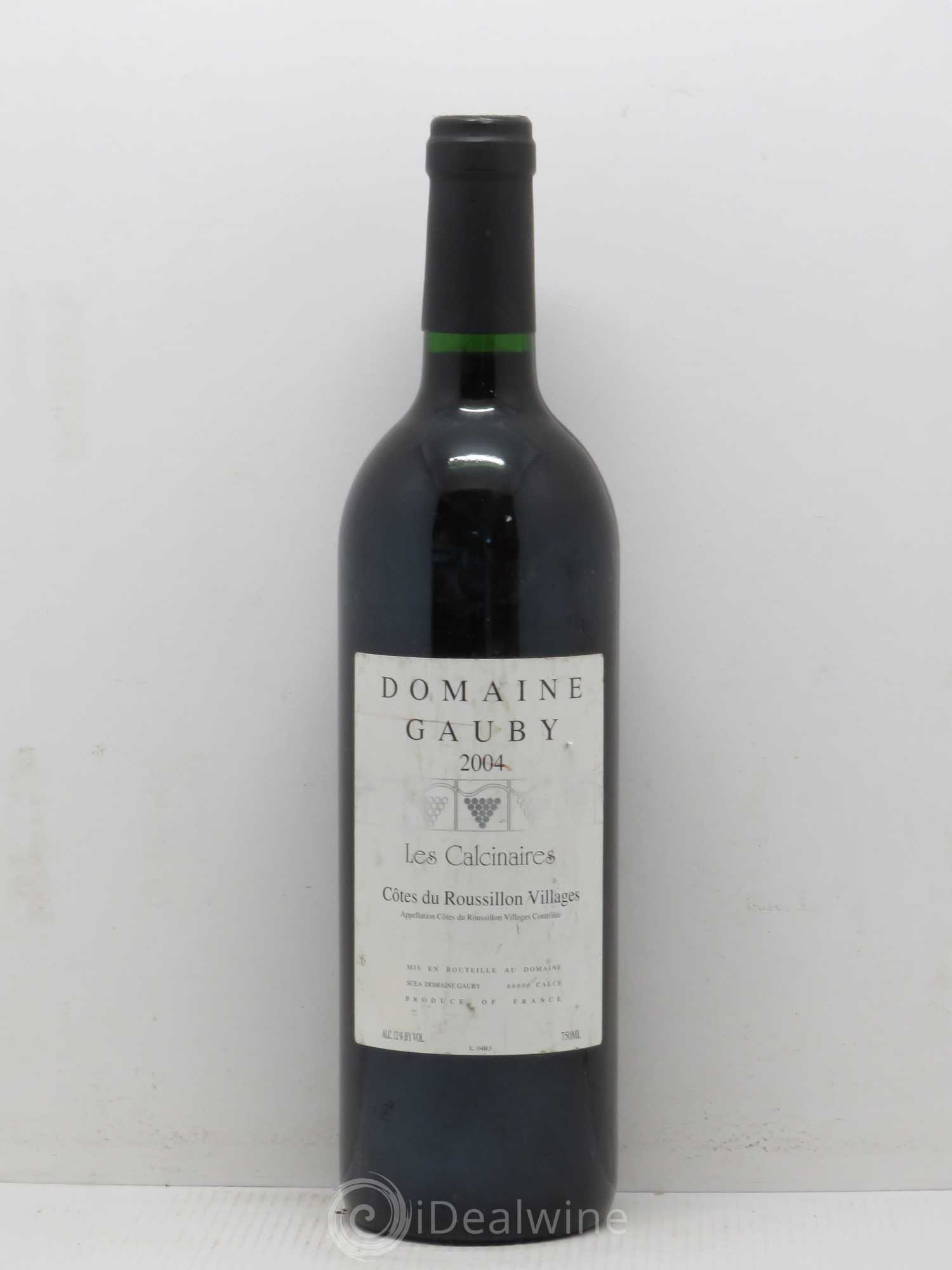 Côtes du Roussillon Les Calcinaires Gauby (Domaine) 2004 - Lot de 1 bouteille - 0