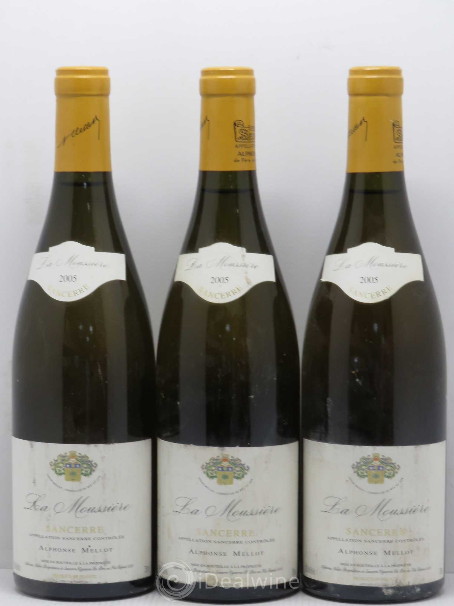 Sancerre La Moussière Alphonse Mellot 2005 - Lot de 6 bouteilles - 2