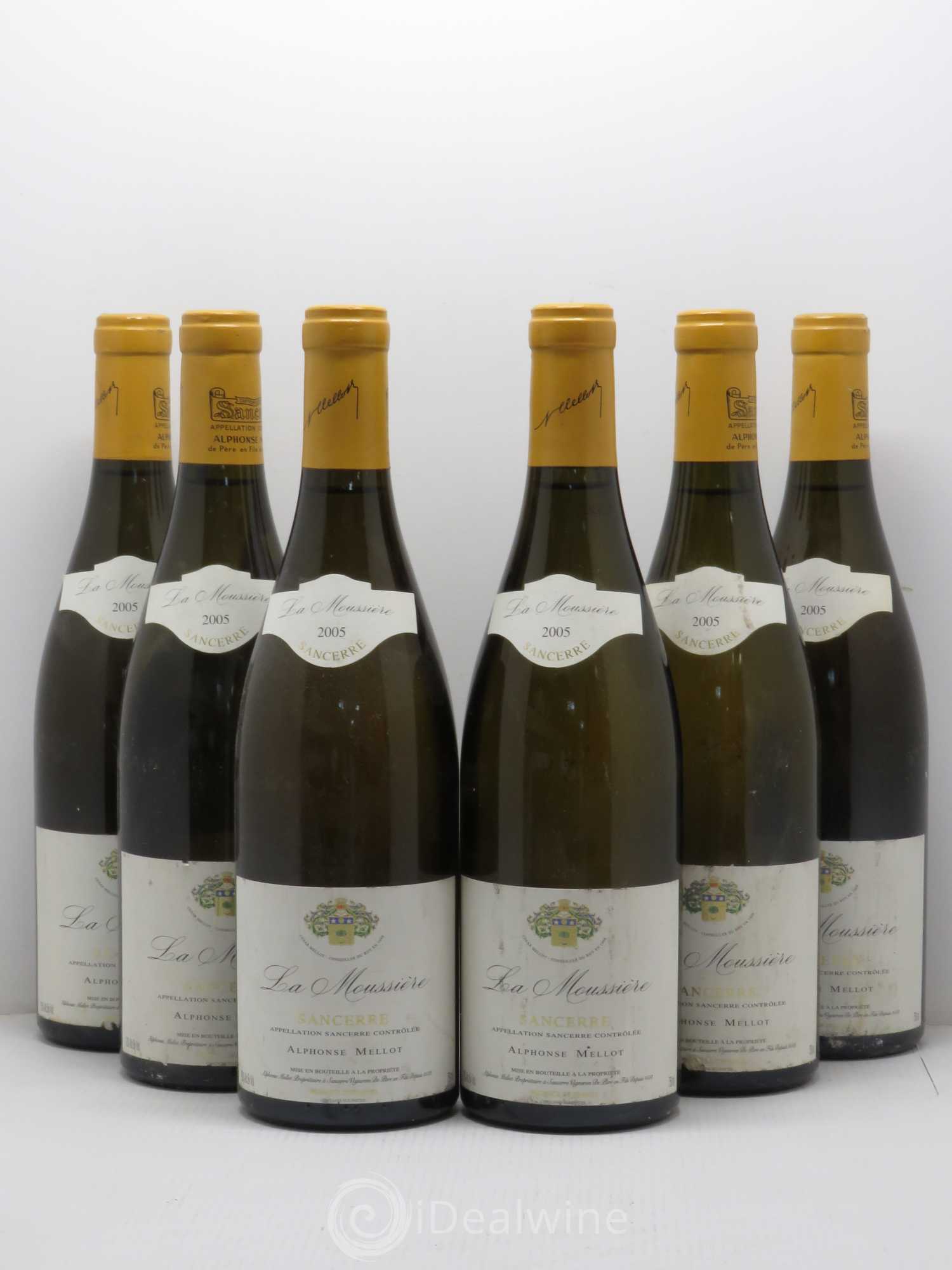 Sancerre La Moussière Alphonse Mellot 2005 - Lot de 6 bouteilles - 0