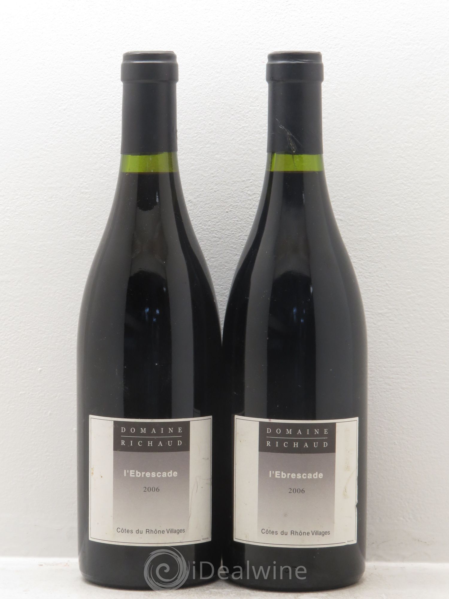 Cairanne Ebrescade Marcel Richaud 2006 - Lot de 2 bouteilles - 0