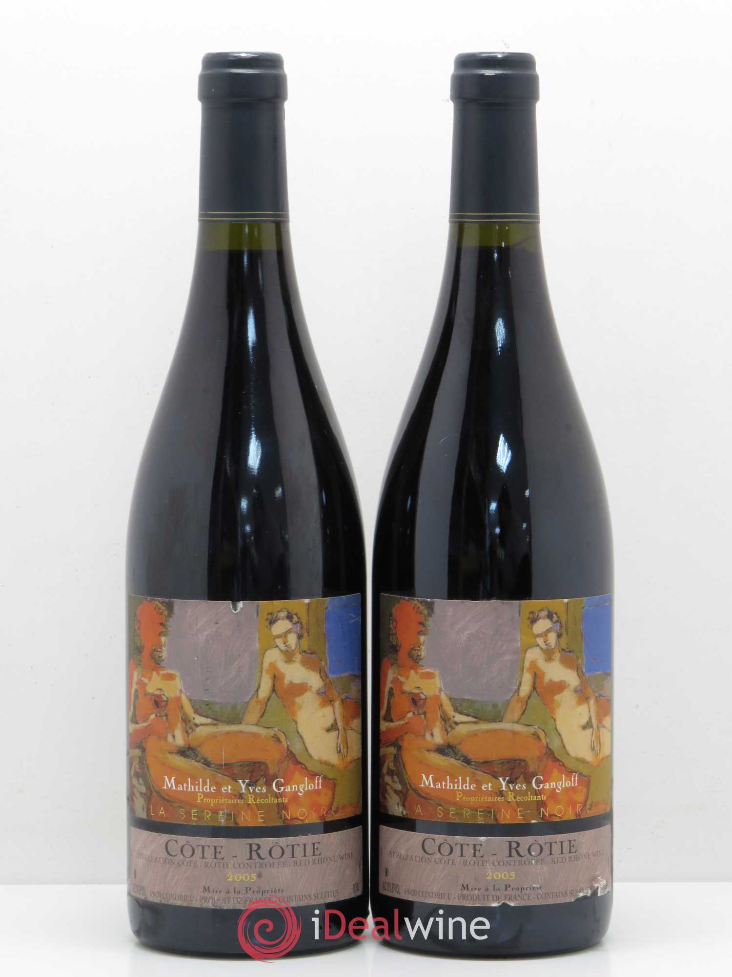 Côte-Rôtie La Sereine Noire Gangloff (Domaine) 2005 - Lot de 2 bouteilles - 0