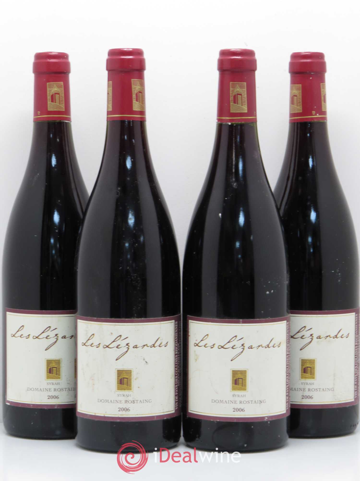 Collines Rhodaniennes Les Lézardes Syrah René Rostaing 2006 - Posten von 4 Flaschen - 0