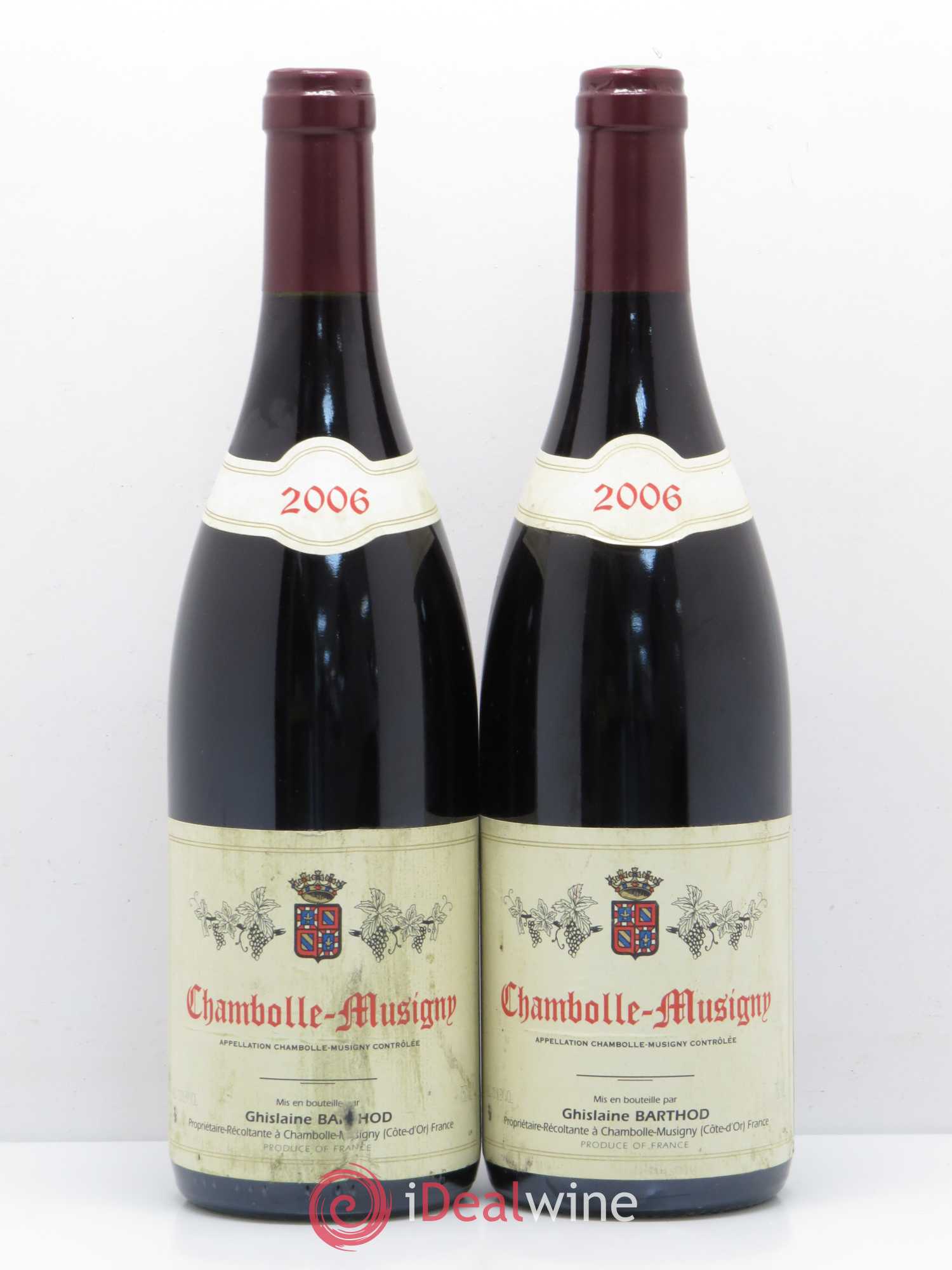 Chambolle-Musigny Ghislaine Barthod 2006 - Posten von 2 Flaschen - 0