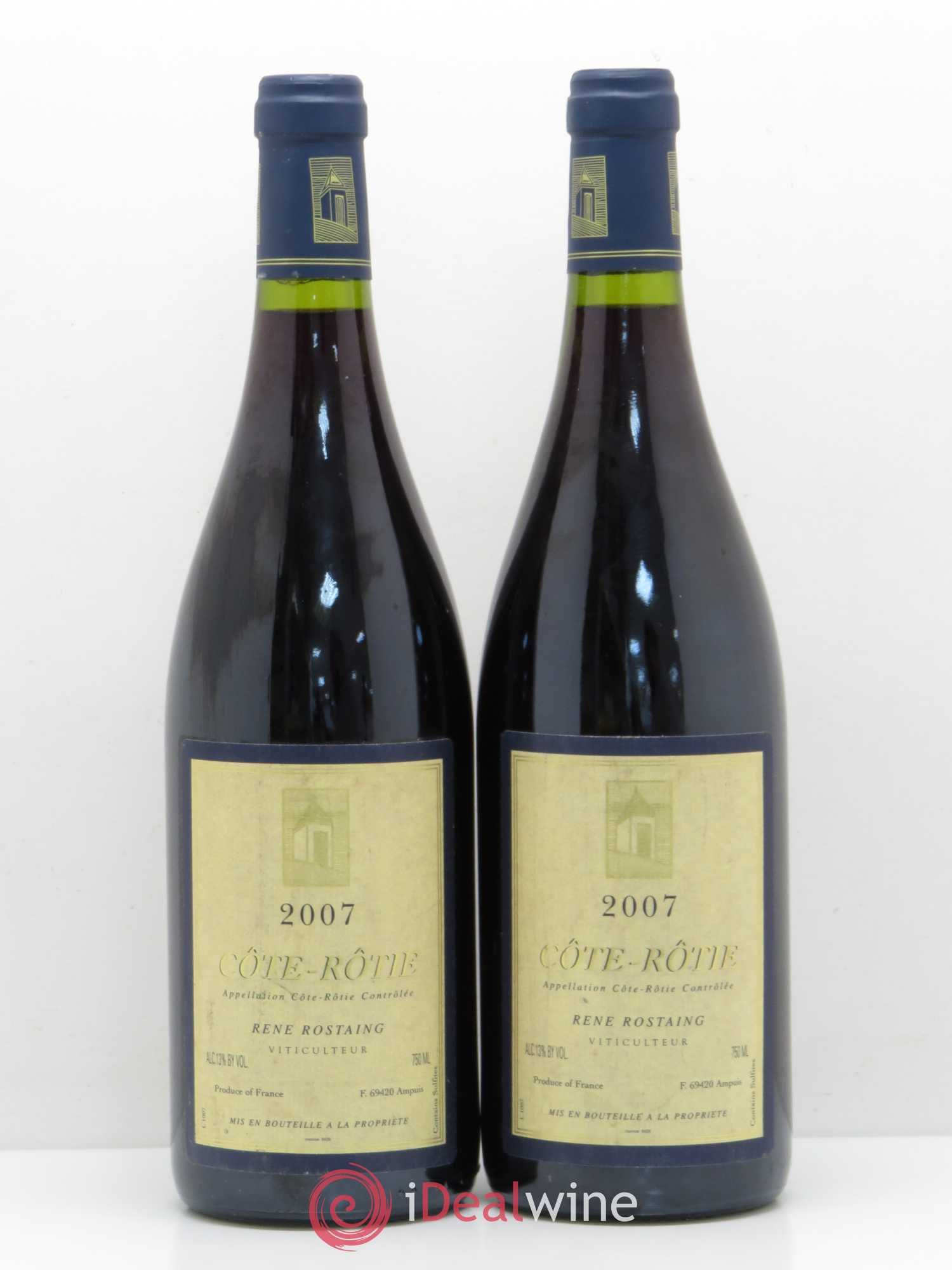 Côte-Rôtie René Rostaing 2007 - Lotto di 2 bottiglie - 0