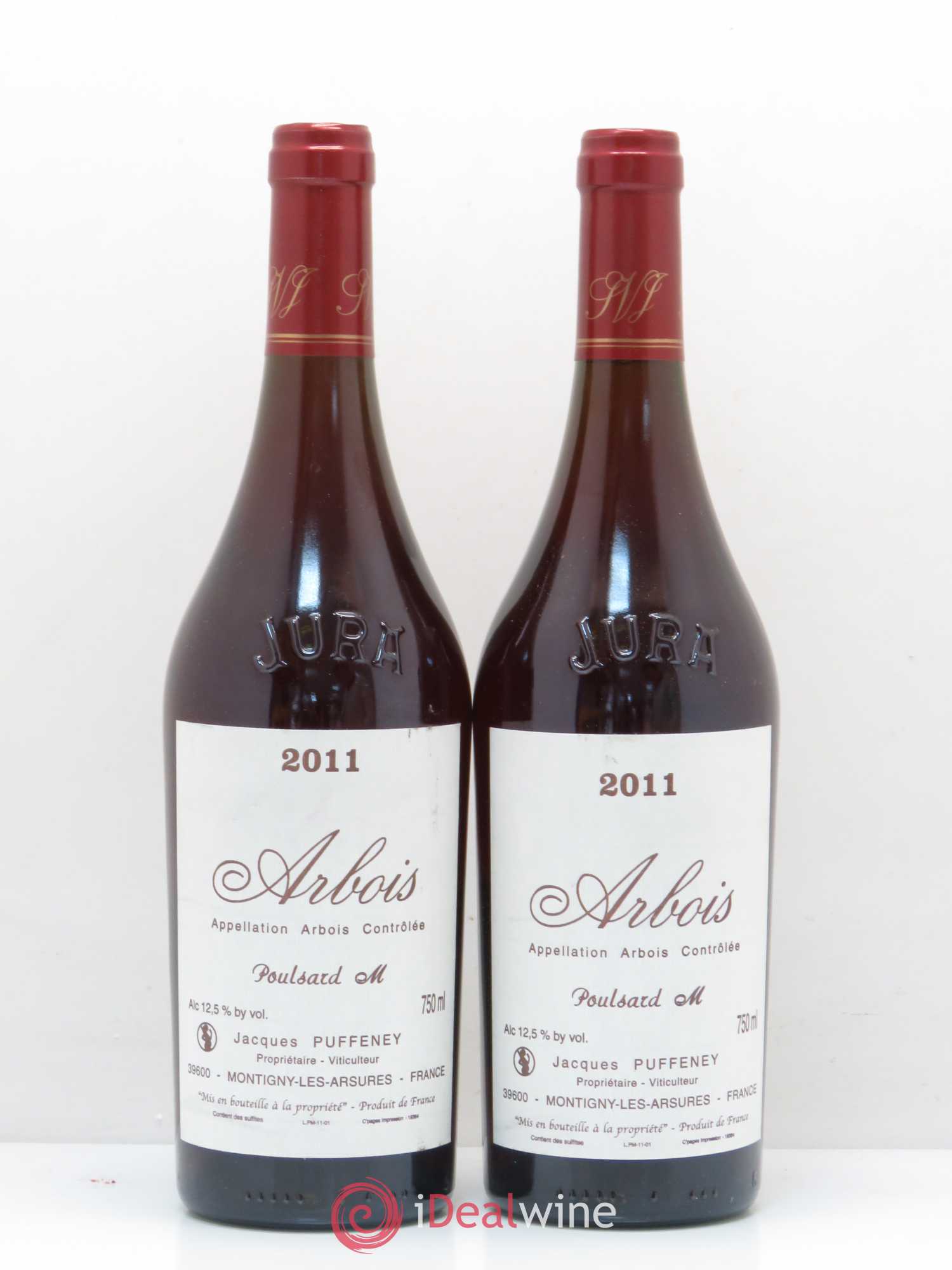 Arbois Poulsard M Jacques Puffeney 2011 - Posten von 2 Flaschen - 0
