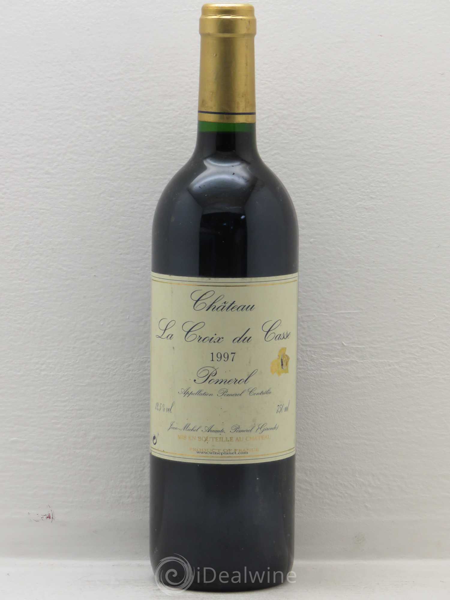 Château la Croix du Casse 1997 - Lot de 1 bouteille - 0