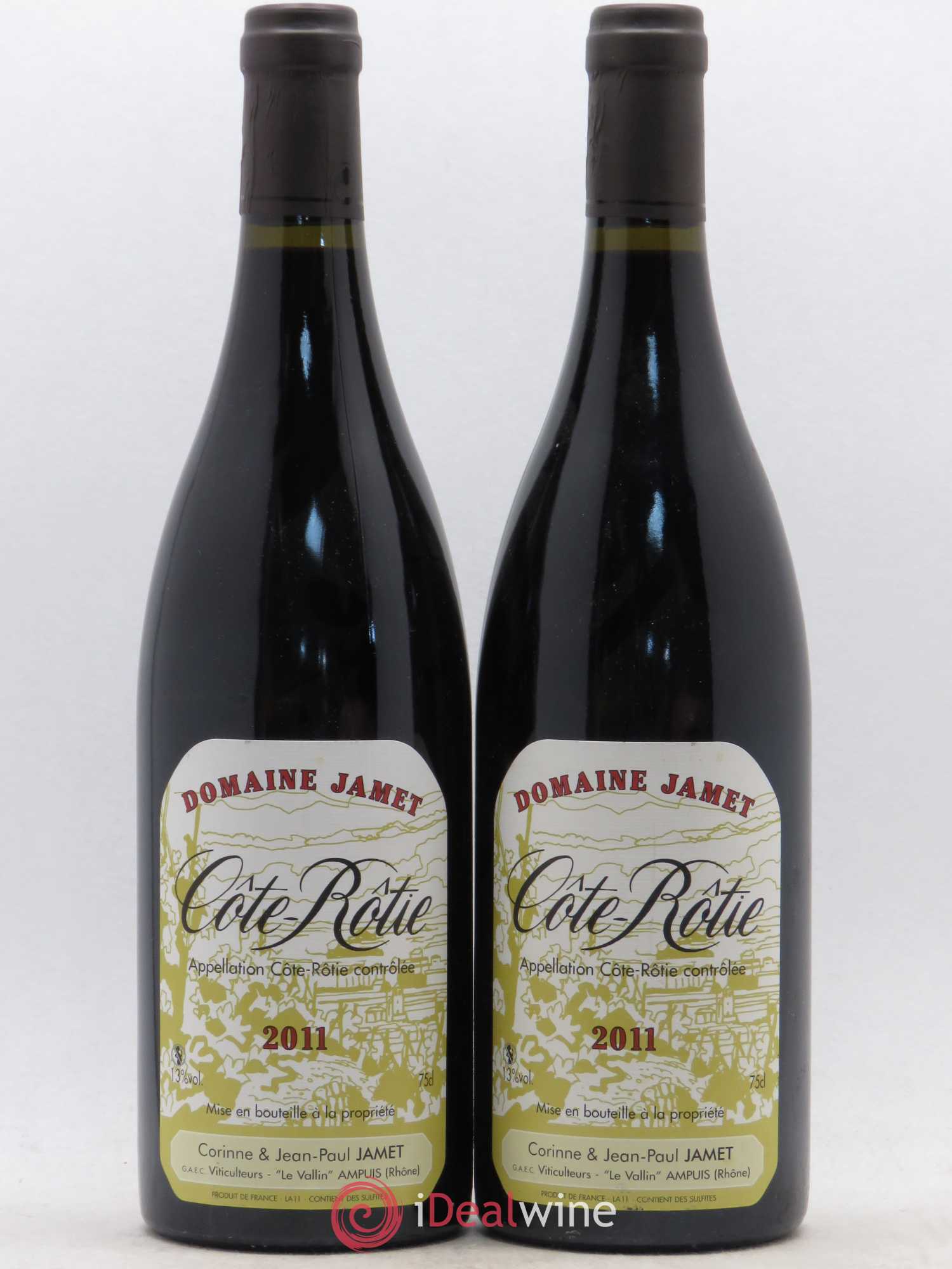 Côte-Rôtie Jamet (Domaine) 2011 - Lot de 2 bouteilles - 0