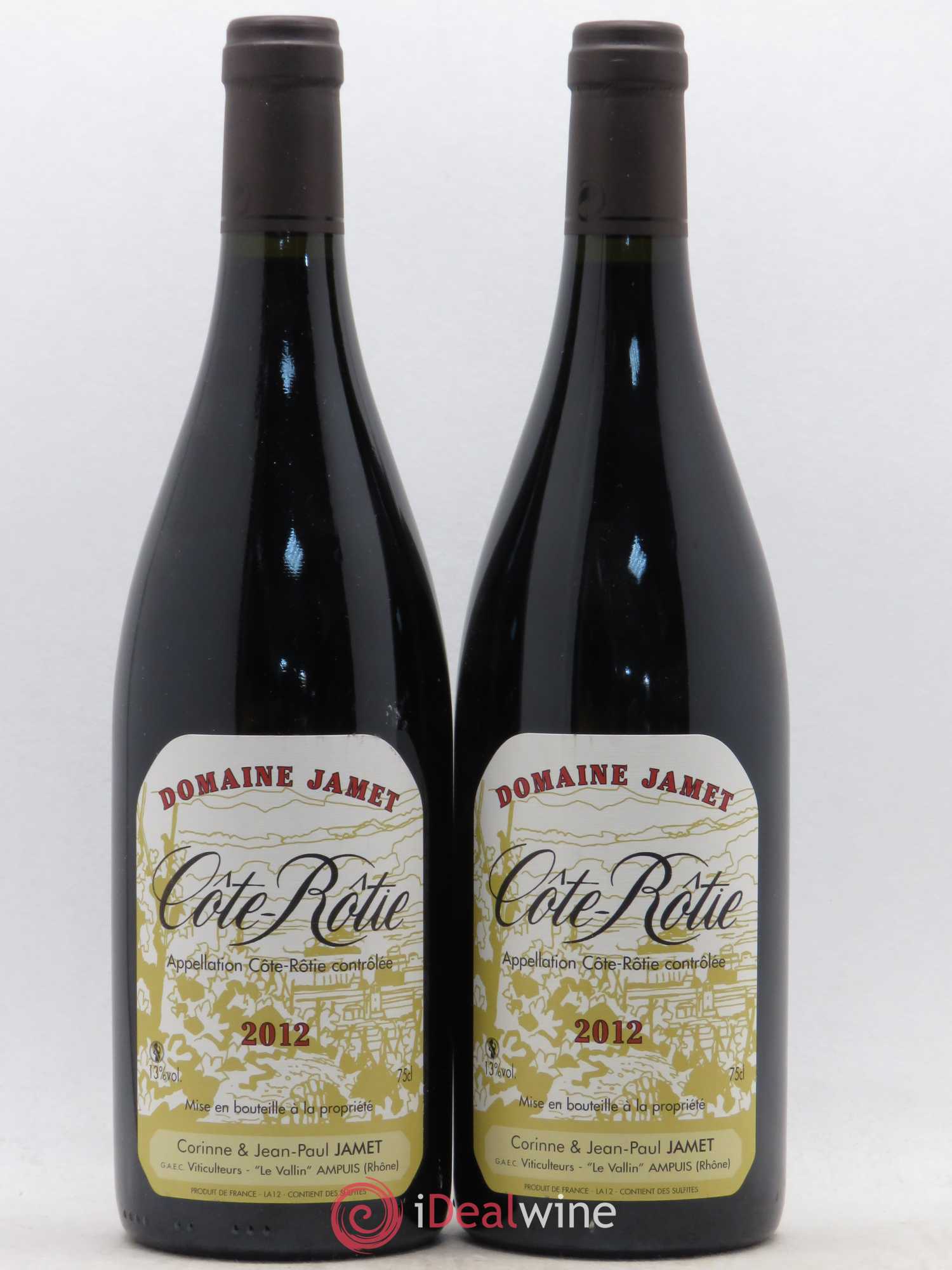 Côte-Rôtie Jamet (Domaine) 2012 - Lot de 2 bouteilles - 0