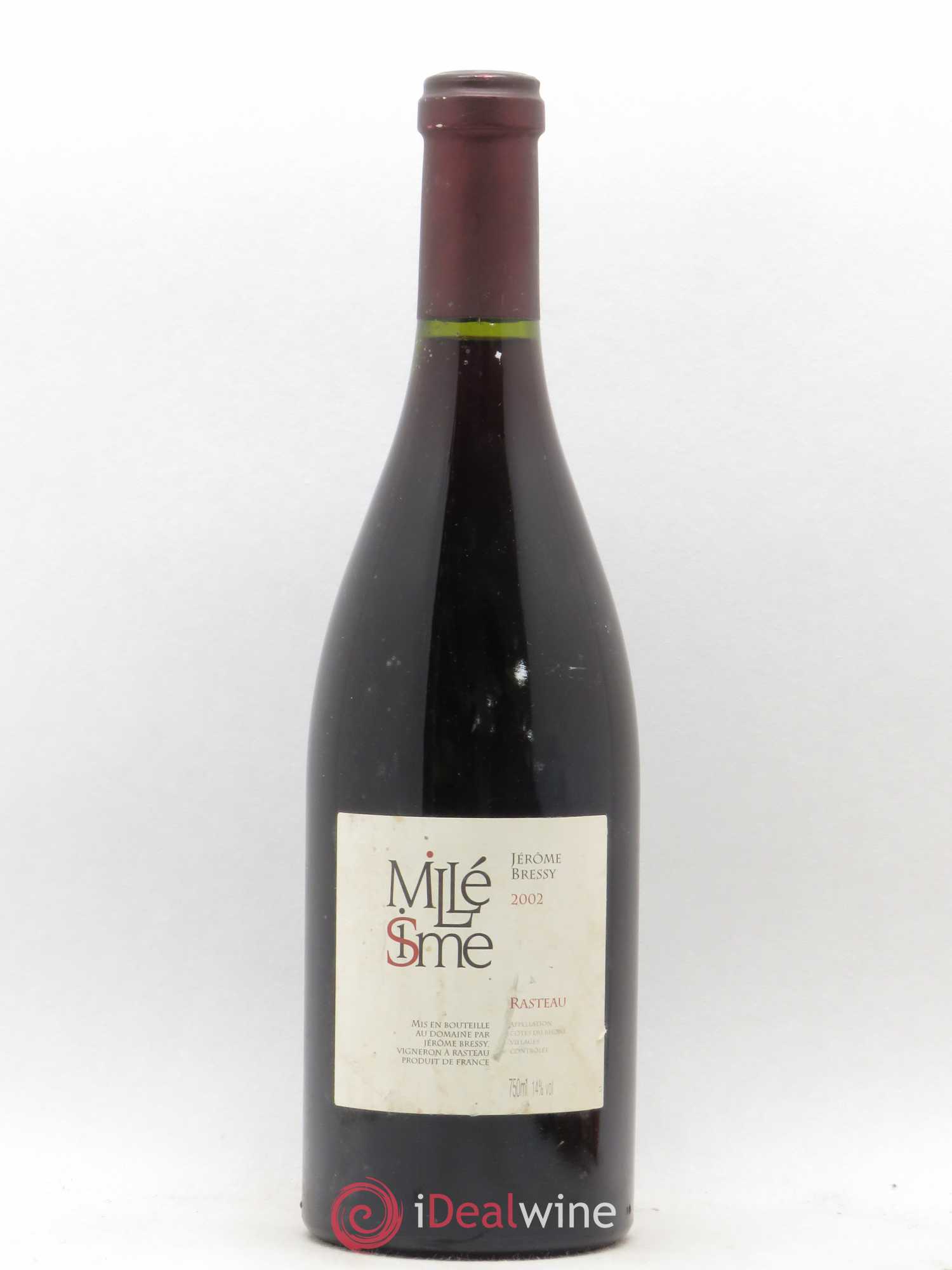 Rasteau Domaine Gourt de Mautens - Jérôme Bressy 2002 - Lot de 1 bouteille - 0
