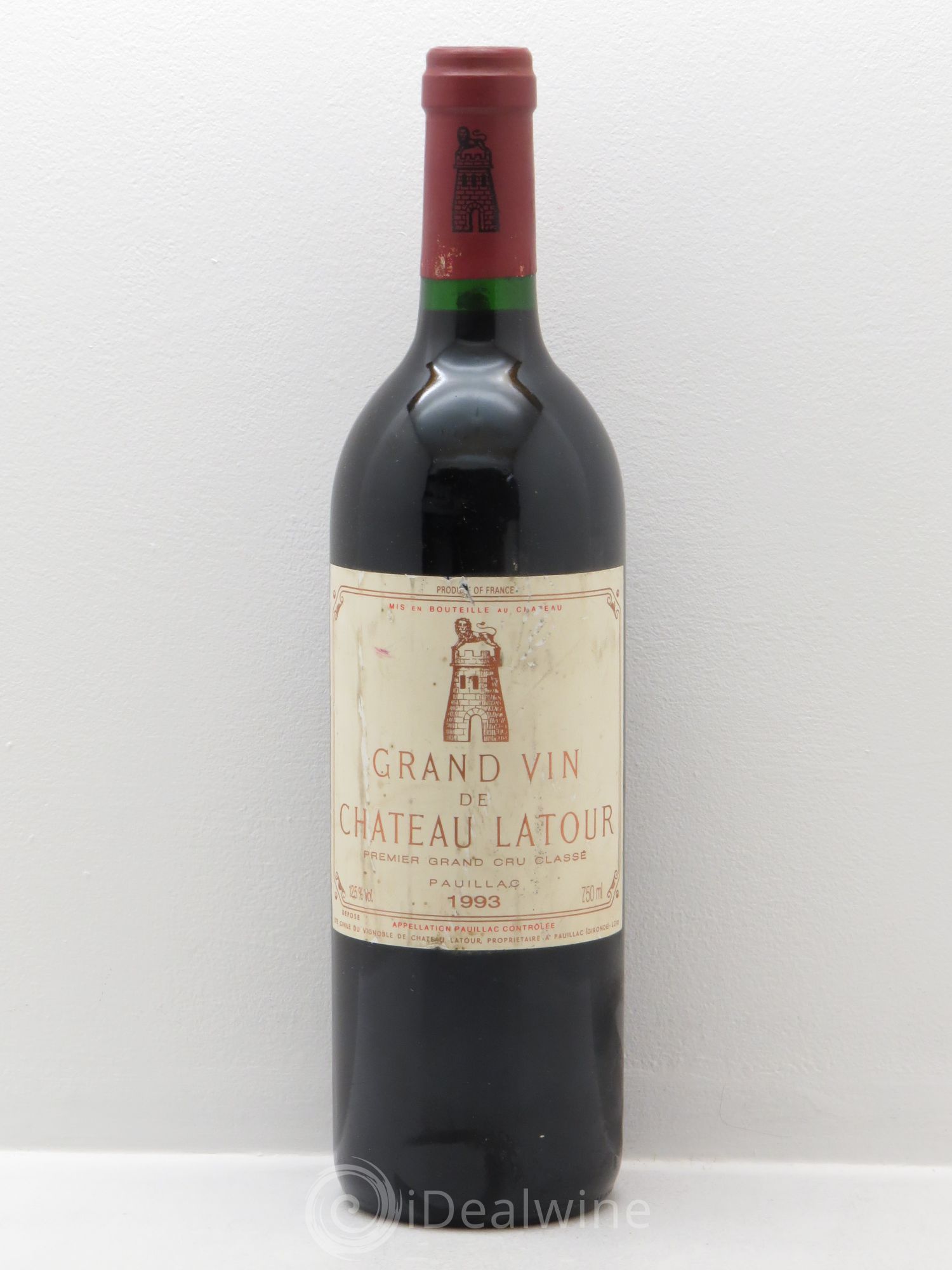 Château Latour 1er Grand Cru Classé 1993 - Lot de 1 bouteille - 0