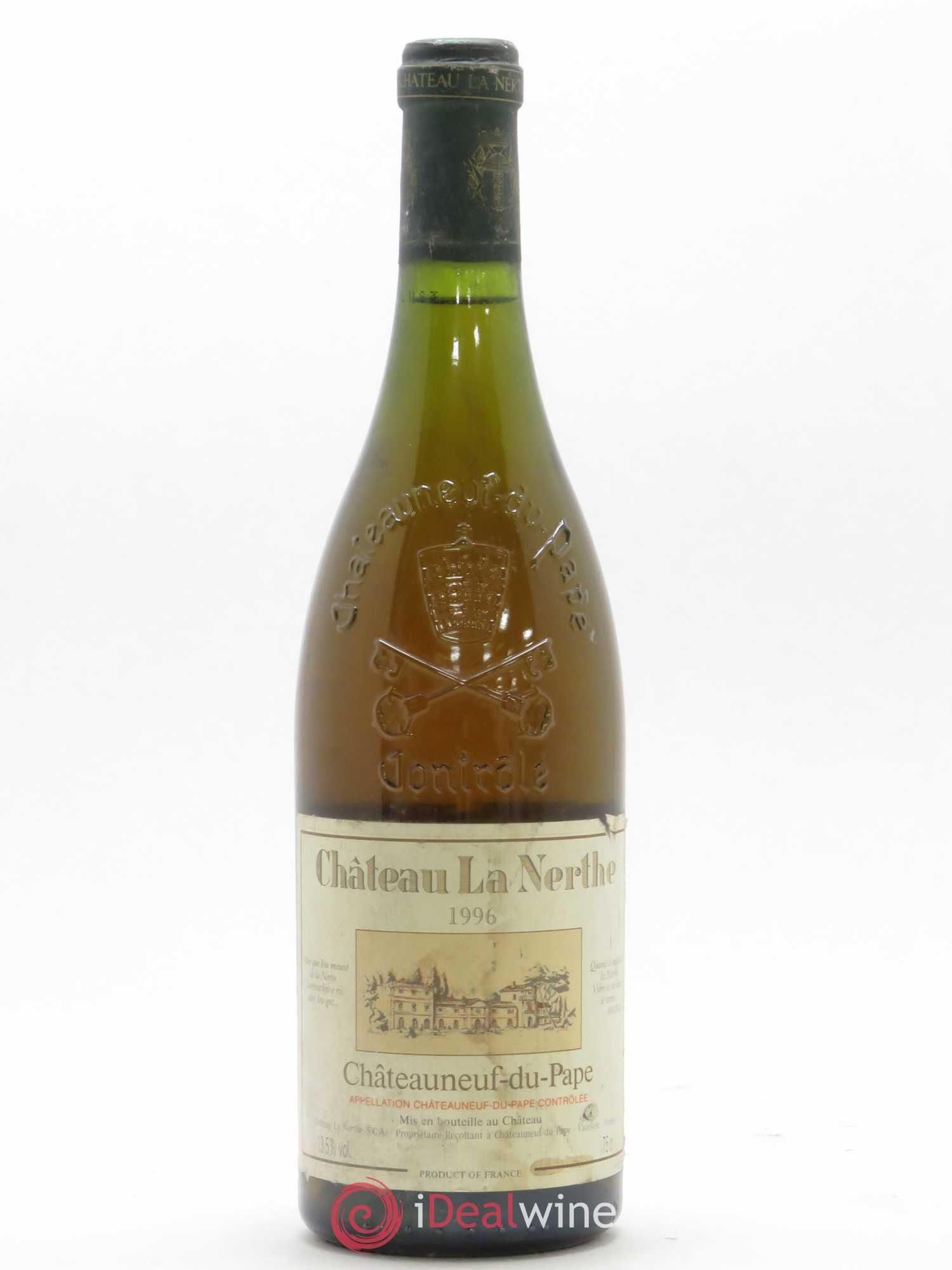 Châteauneuf-du-Pape Château la Nerthe Famille Richard 1996 - Lot de 1 bouteille - 0