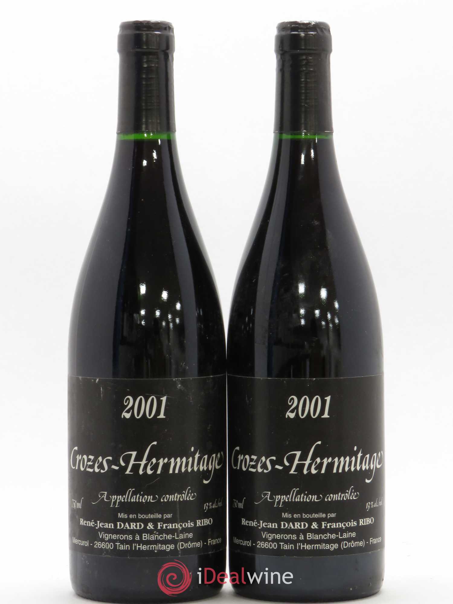 Crozes-Hermitage Dard et Ribo (Domaine) 2001 - Lot de 2 bouteilles - 0