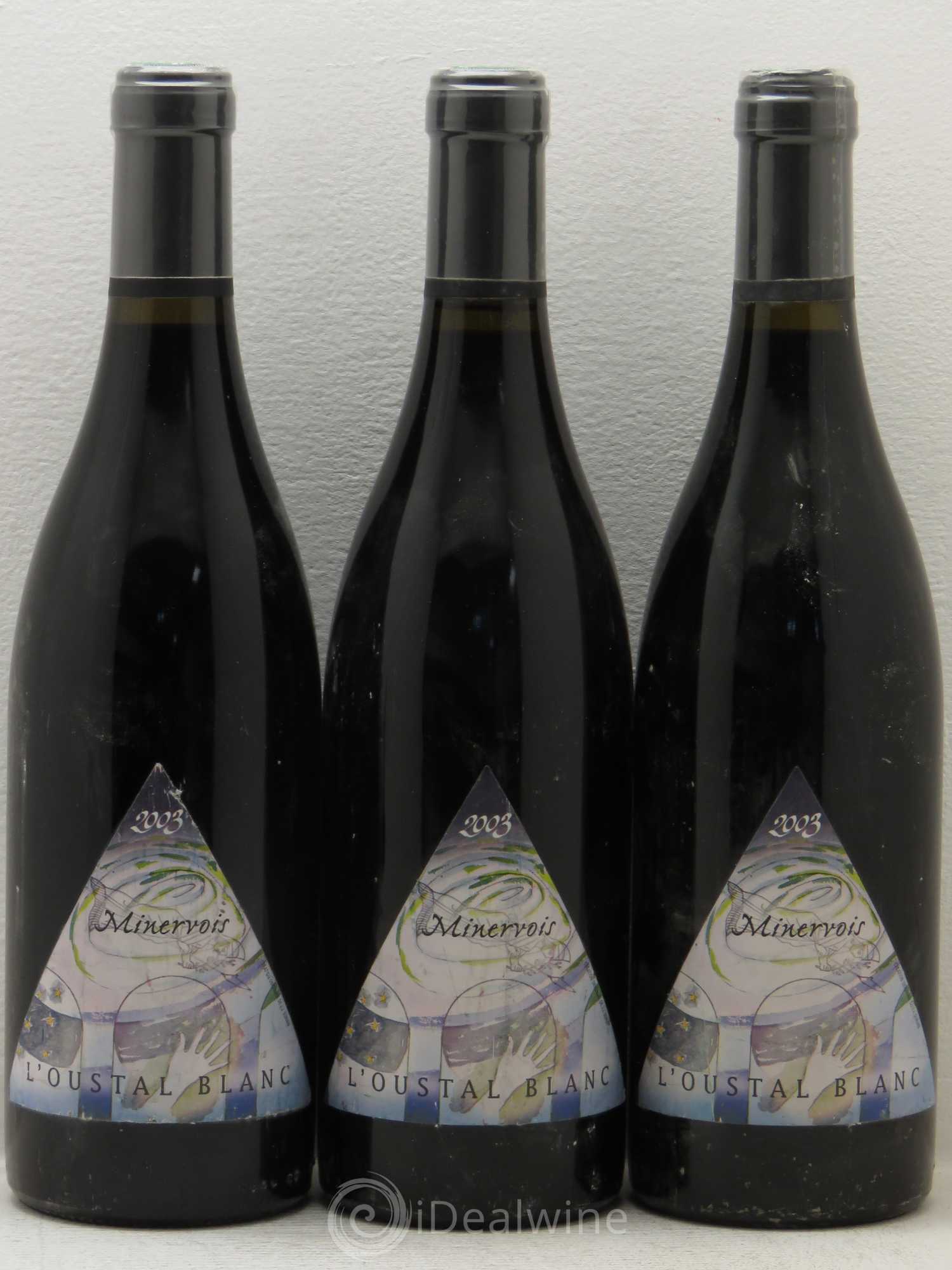 Minervois Domaine L'Oustal Blanc 2003 - Posten von 3 Flaschen - 0